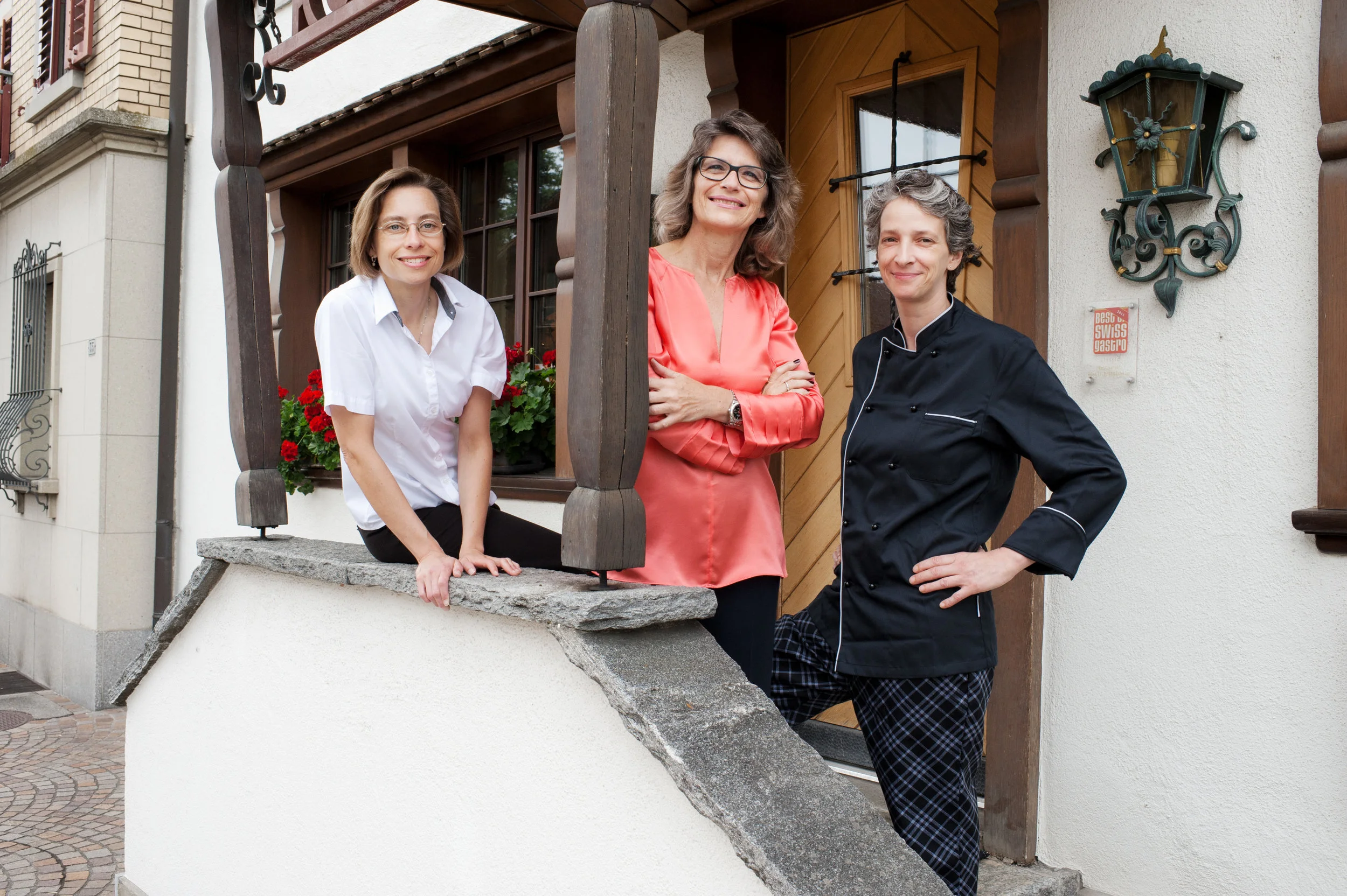 Rebekka Widmer, Yolanda Wintsch und Tanja Mamula