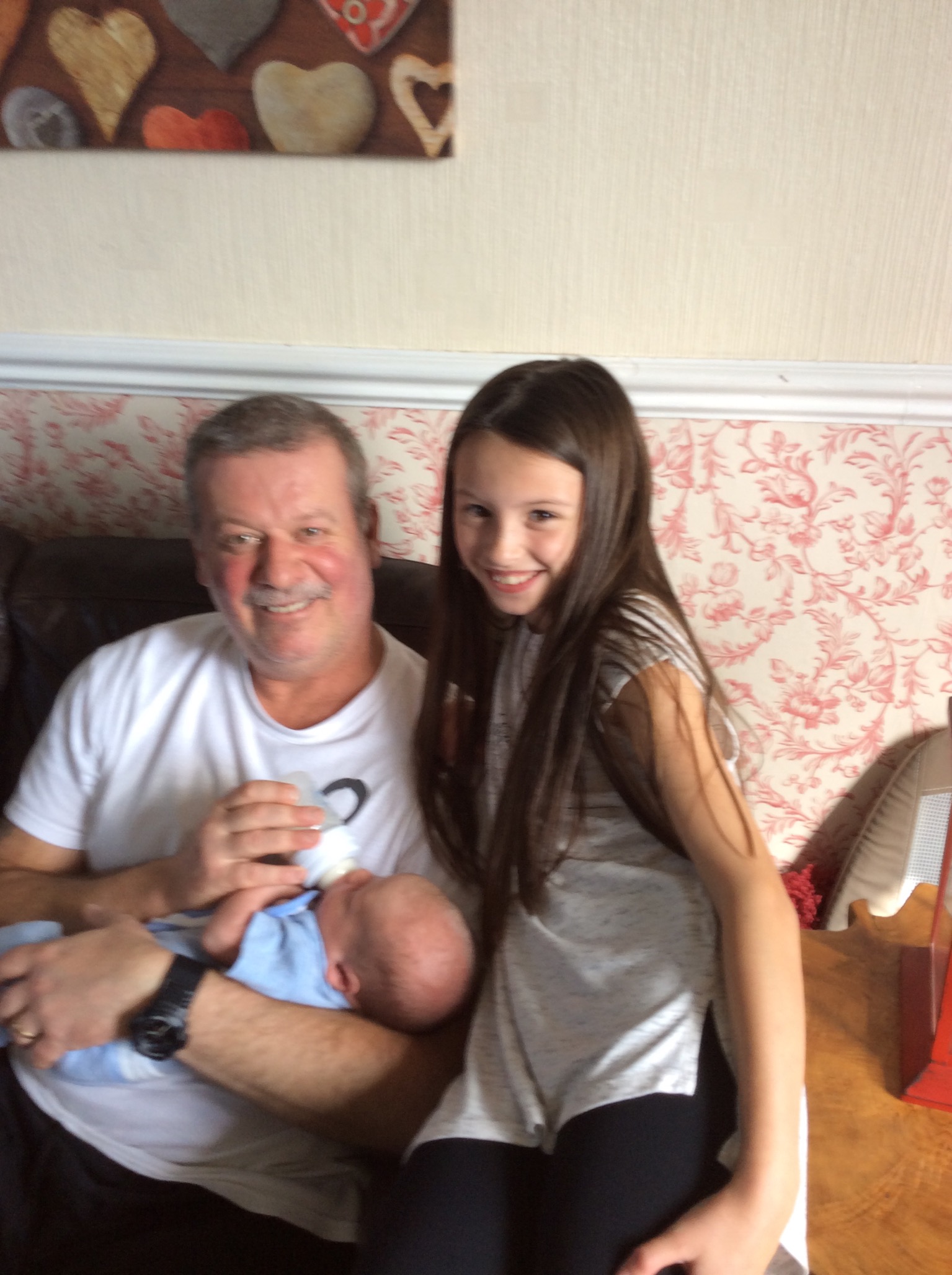 Bampa Ted, Dominic and Macie