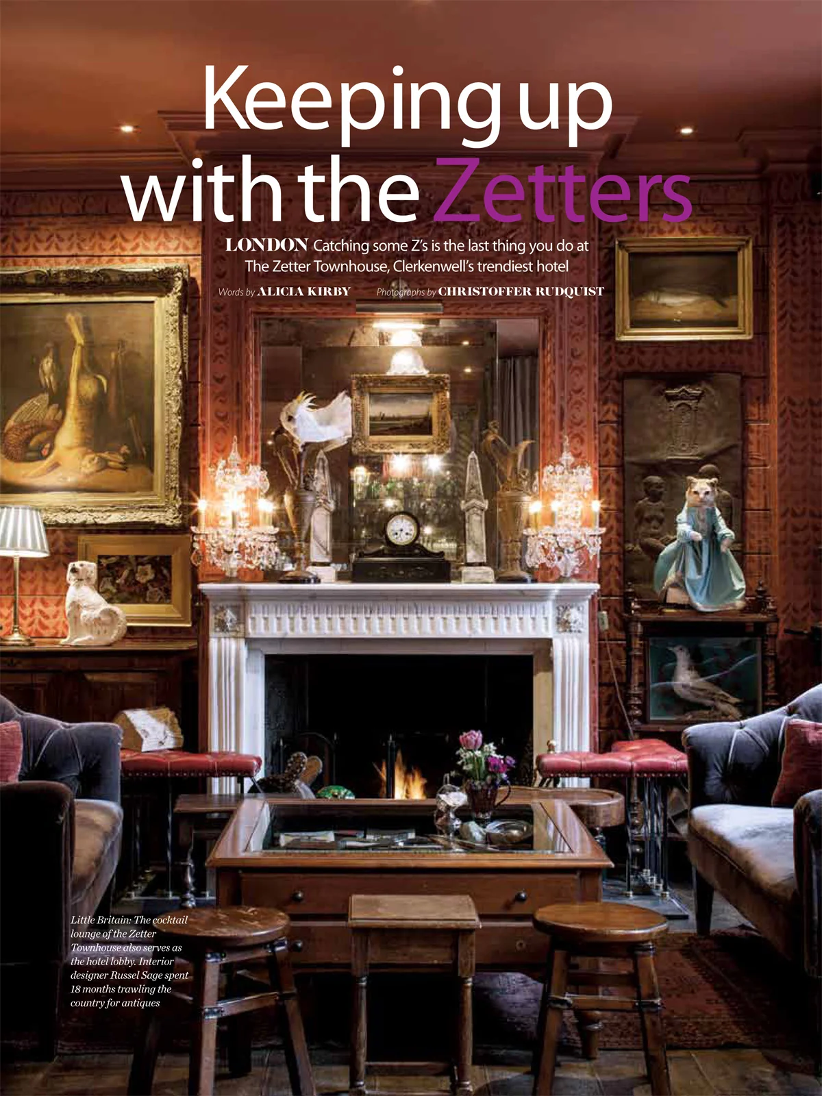 Inside Clerkenwell and the Zetter Townhouse
