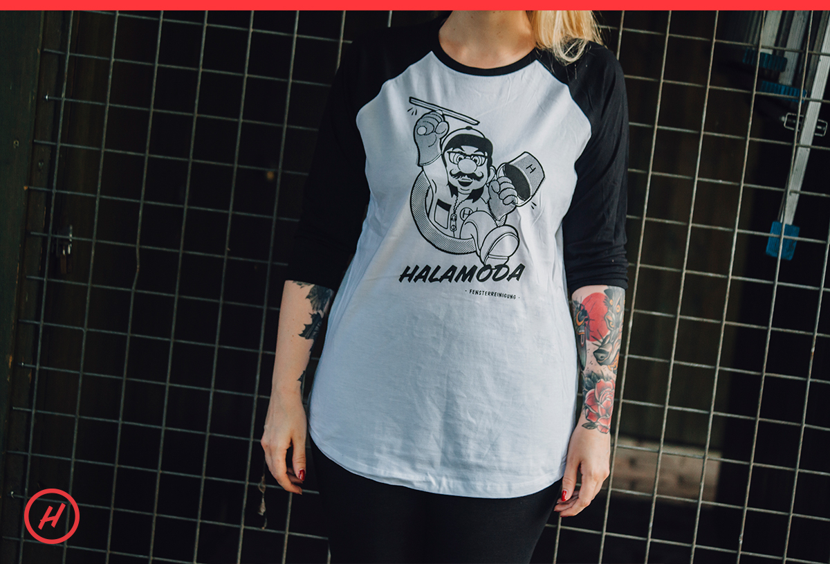 HALAMODA Raglan T-Shirt