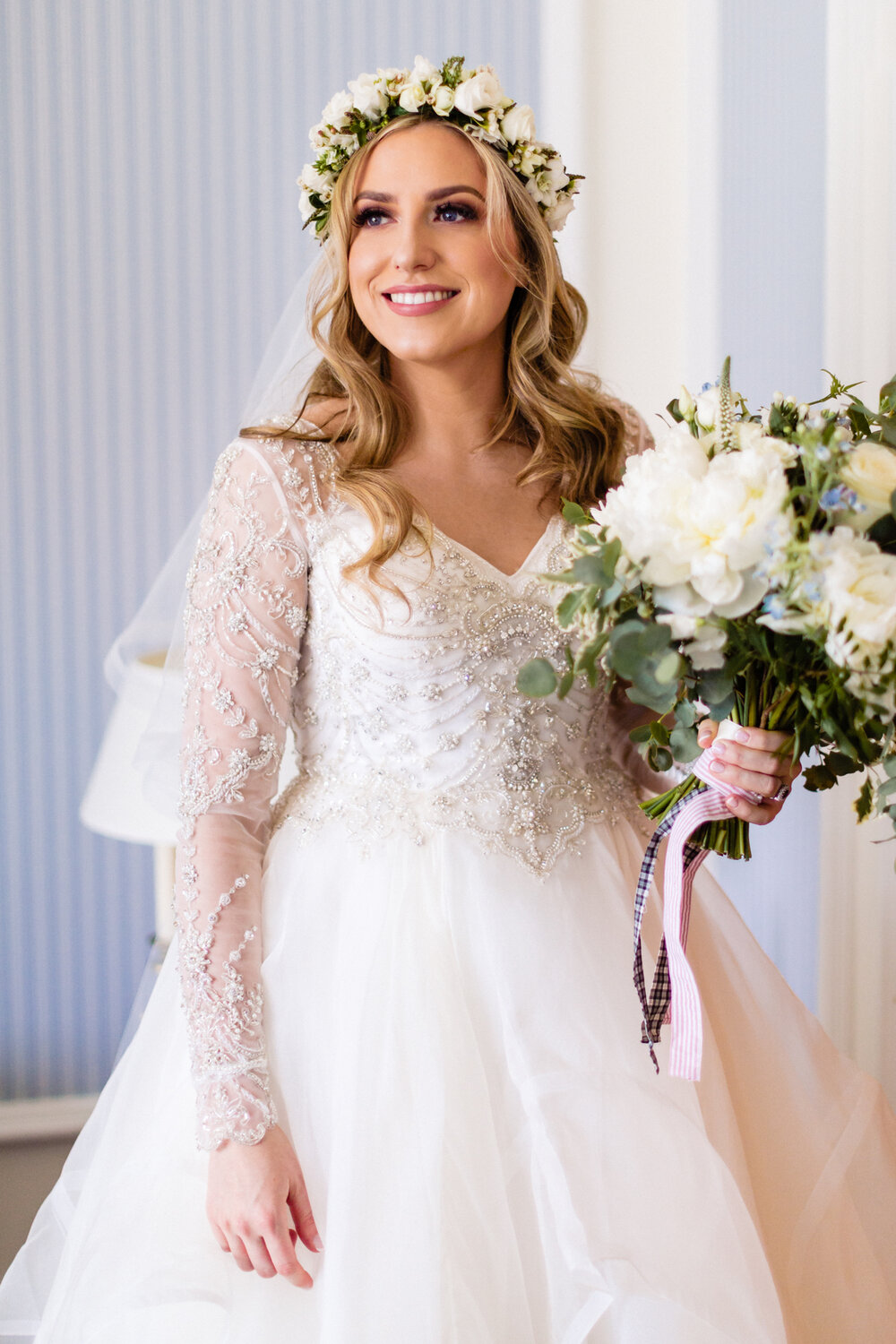 Powerscourt house bridal portrait wicklow