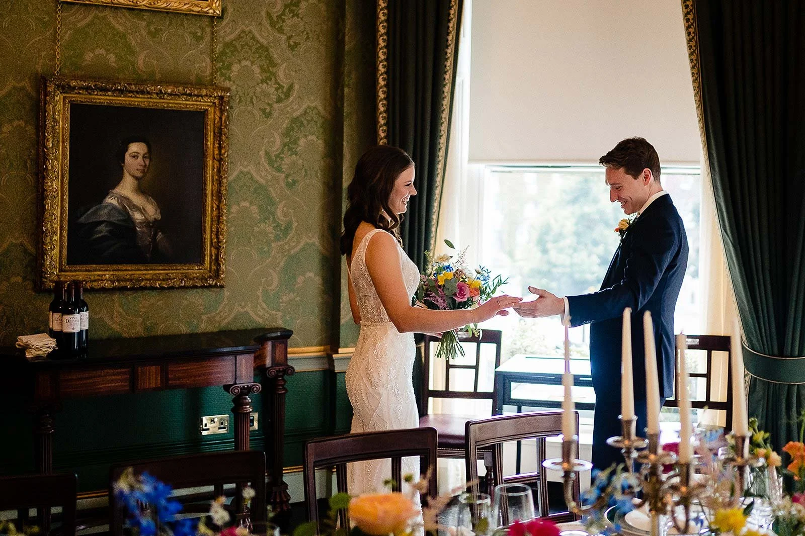 2. Shelbourne Hotel Dublin wedding photographer first look Aoife & Oisin-5.jpg