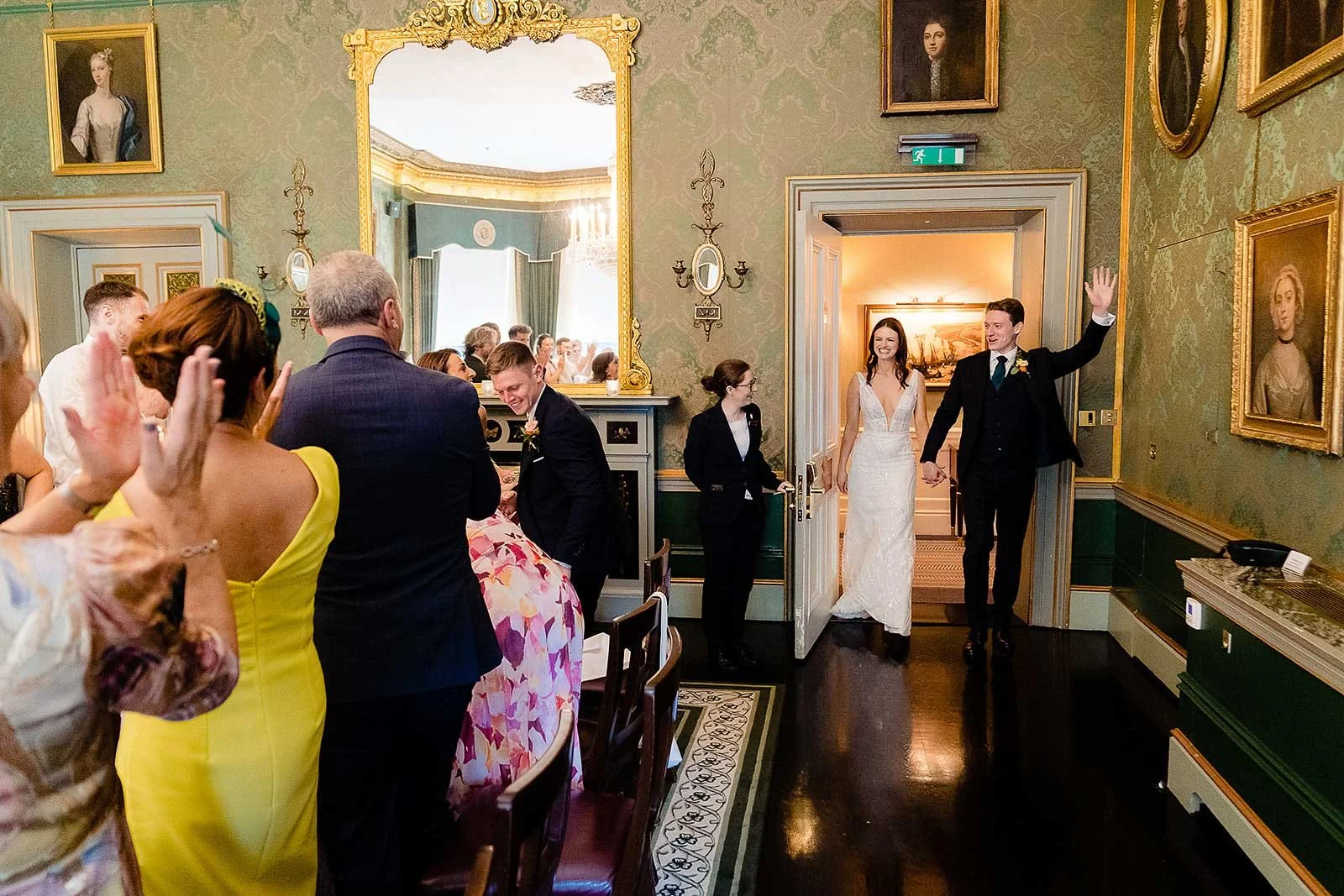 4. Shelbourne Hotel Dublin wedding photographer drinks and speeches Aoife & Oisin-19.jpg