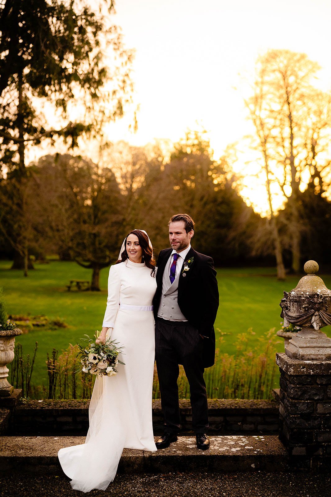 golden hour in luttresltown castle in dublin