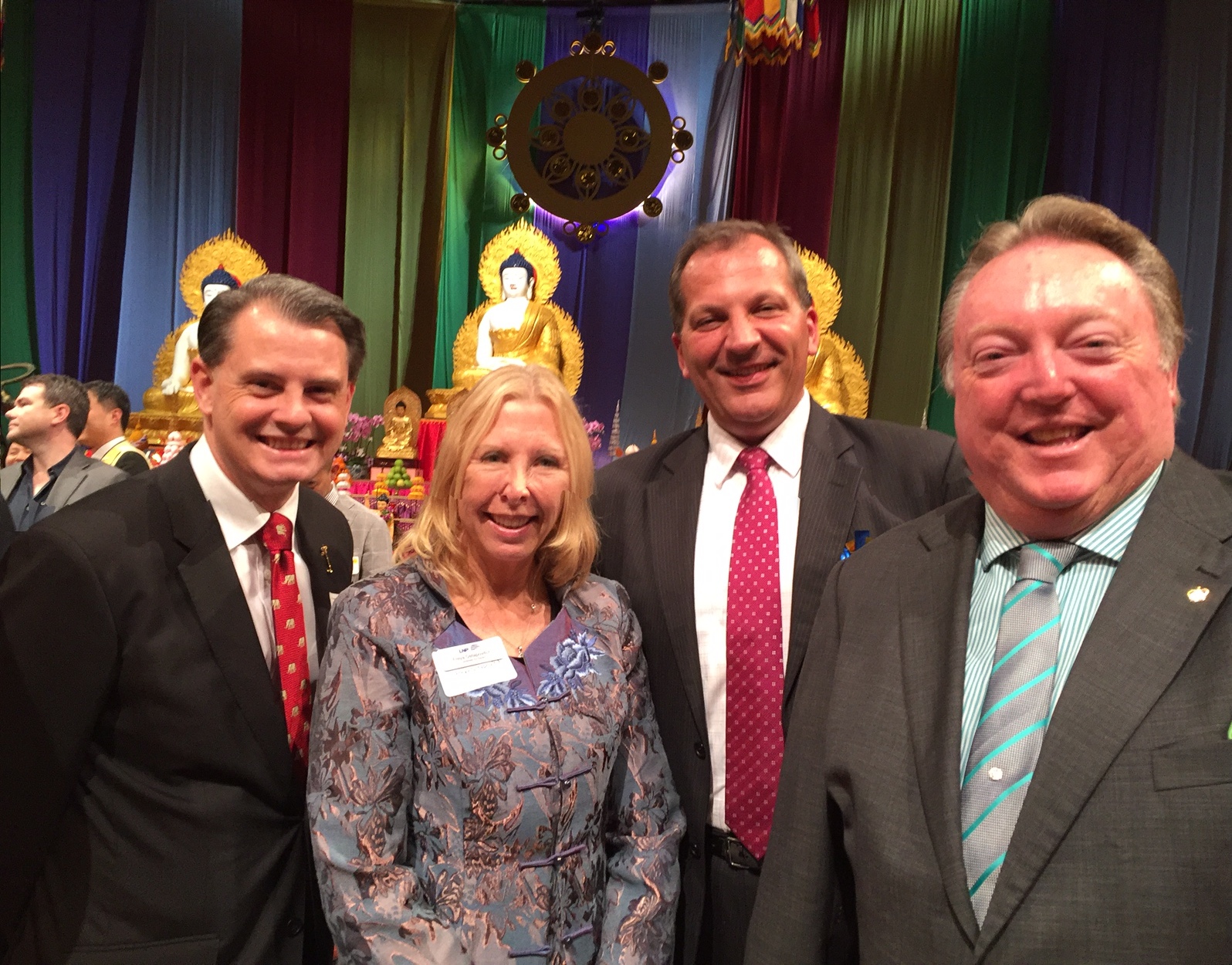 Nic Monsour with LNP Candidate for Rankin Freya Ostapovich and former LNP Minister for Aboriginal, Torres Strait Islander and Multicultural Affairs Glen Elmes (Director Zach's former boss) and former LNP MP for Algester (and GIA friend) Anthony Shorten.