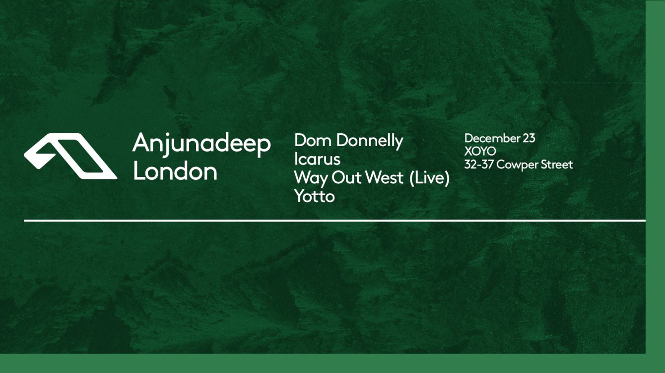 We're excited to be playing the Anjunadeep Xmas event at XOYO on 23rd December! Grab your tickets here.
