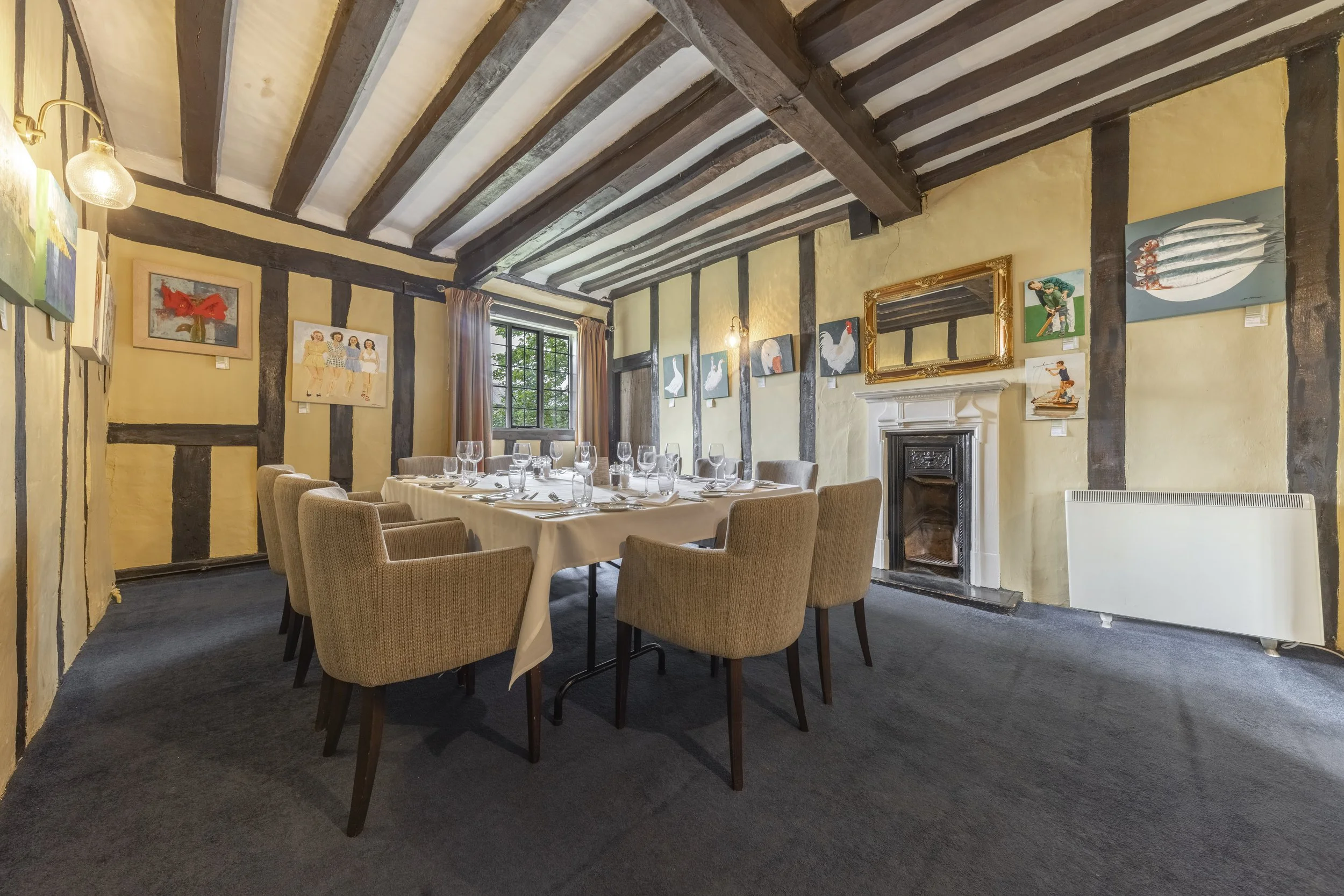 Image of private dining room at Fox & Goose, Fressingfield
