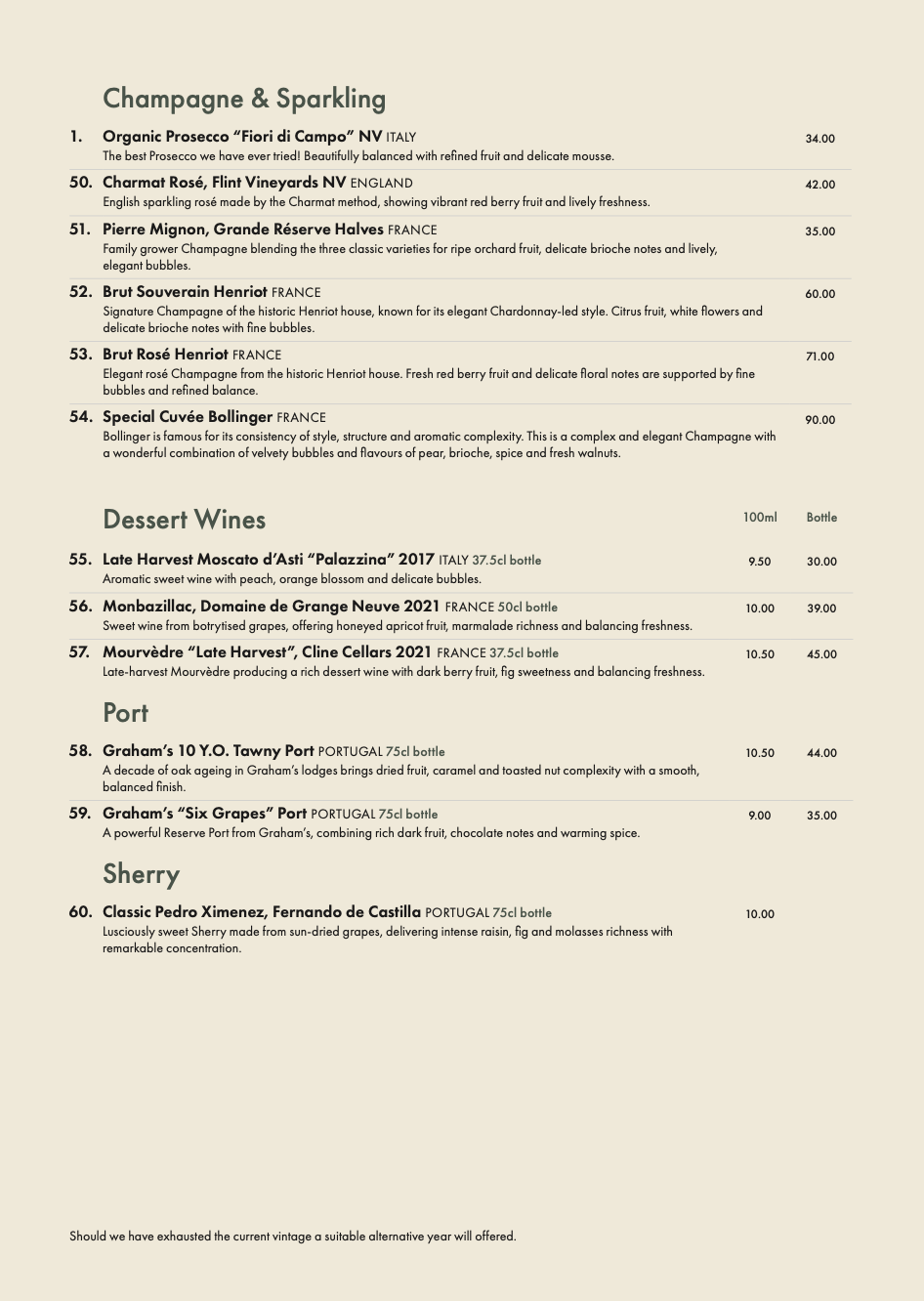 Fox & Goose Wine List Sept 26 page 4