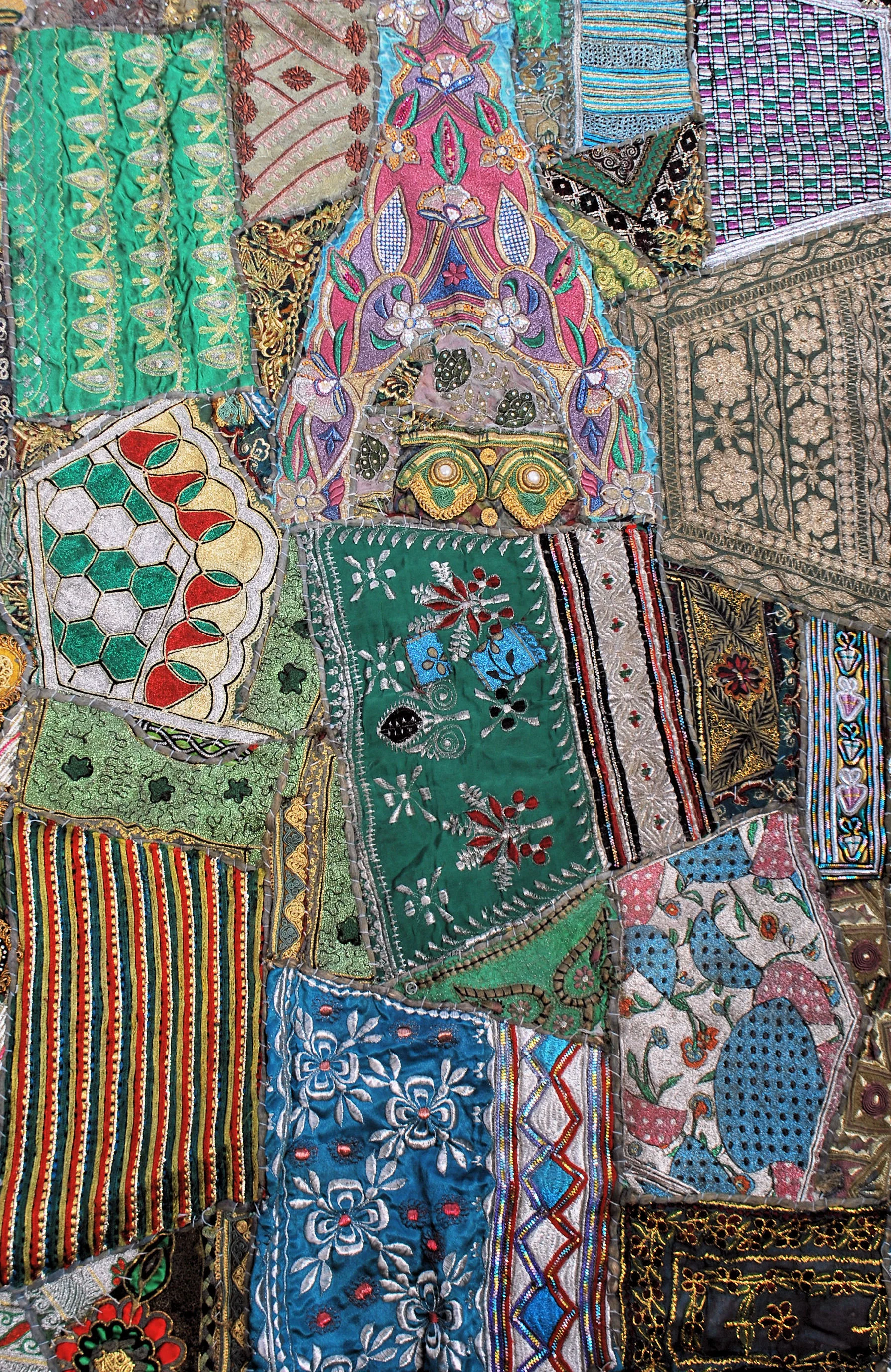 Hand embroidered wall art 3m x 4m 