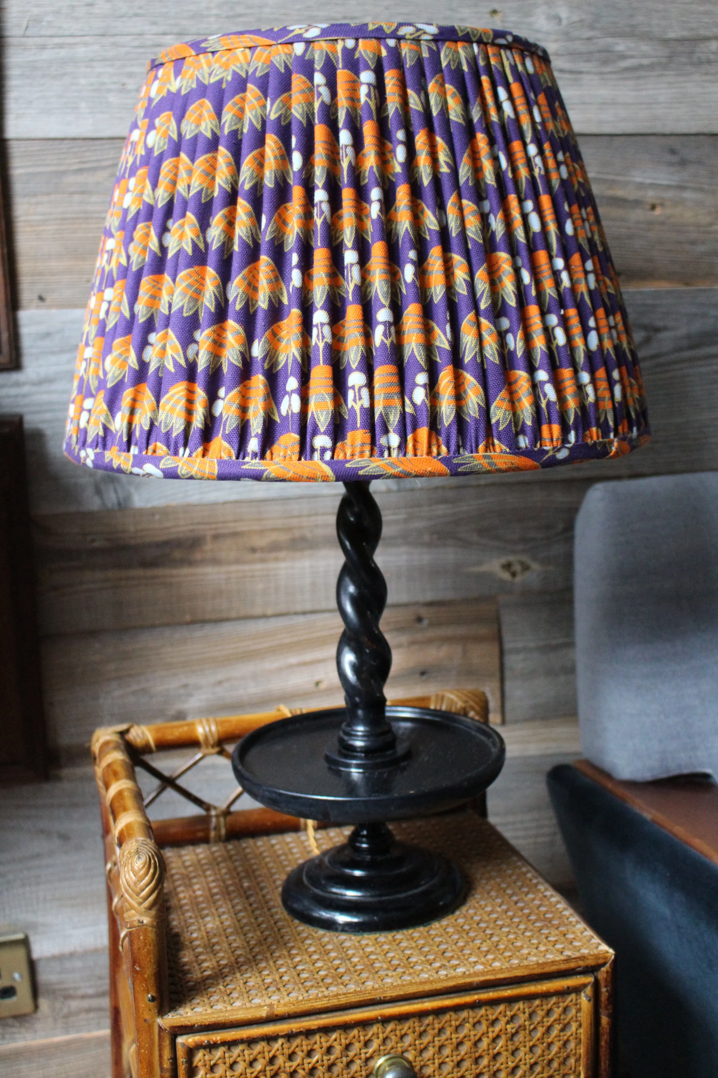 Empire Shades Parasol Velvet &amp; Bananas fabric 