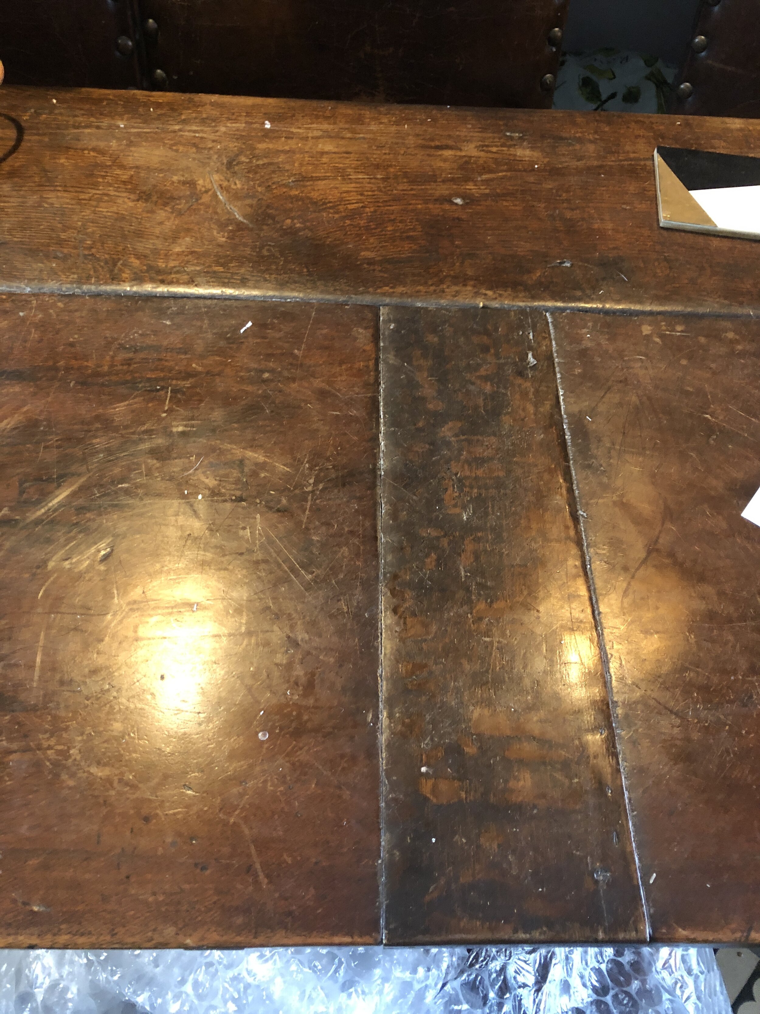 18TH CENTURY OAK DINING TABLE 