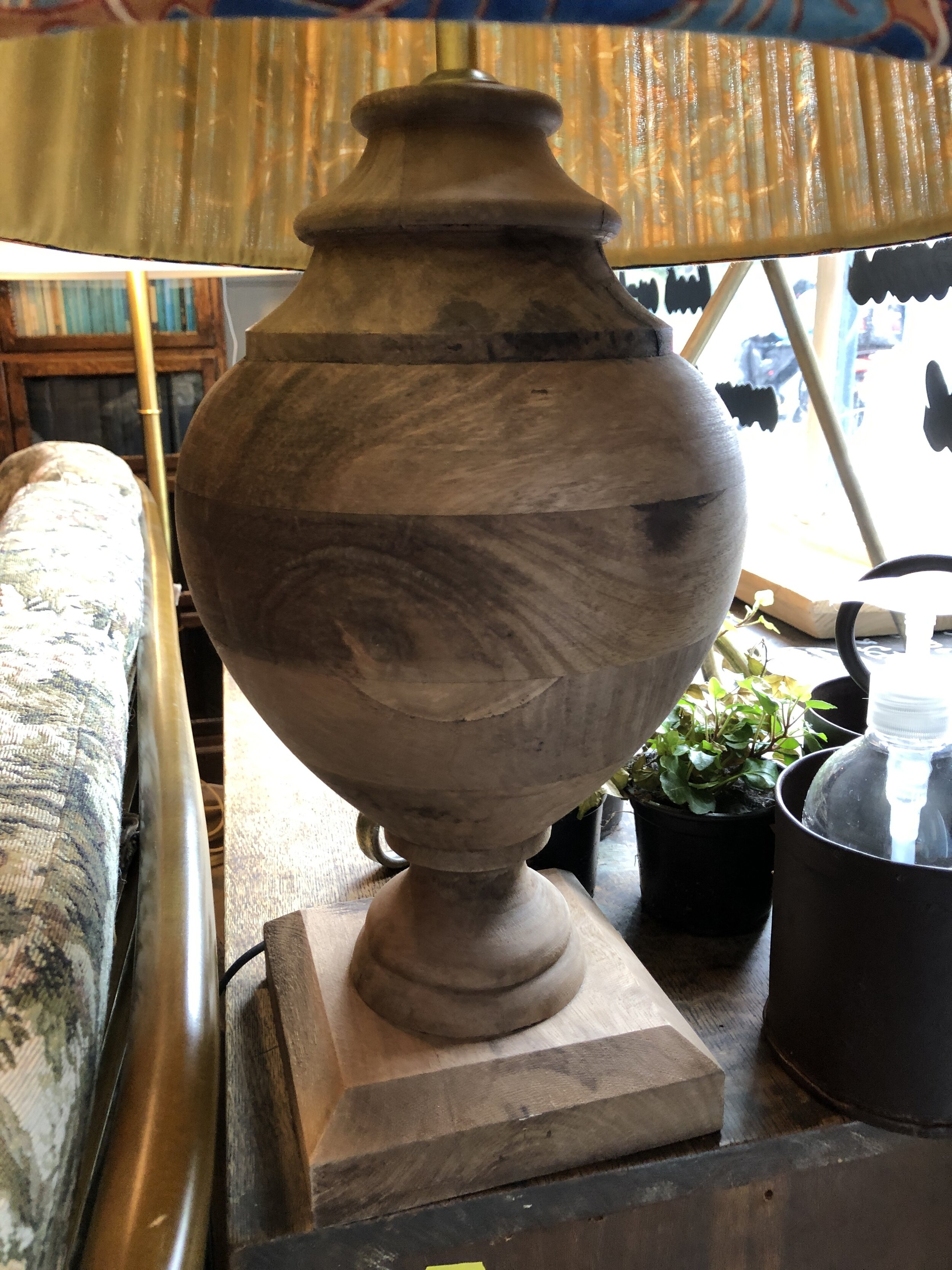 NATURAL WOODEN TABLE LAMP 