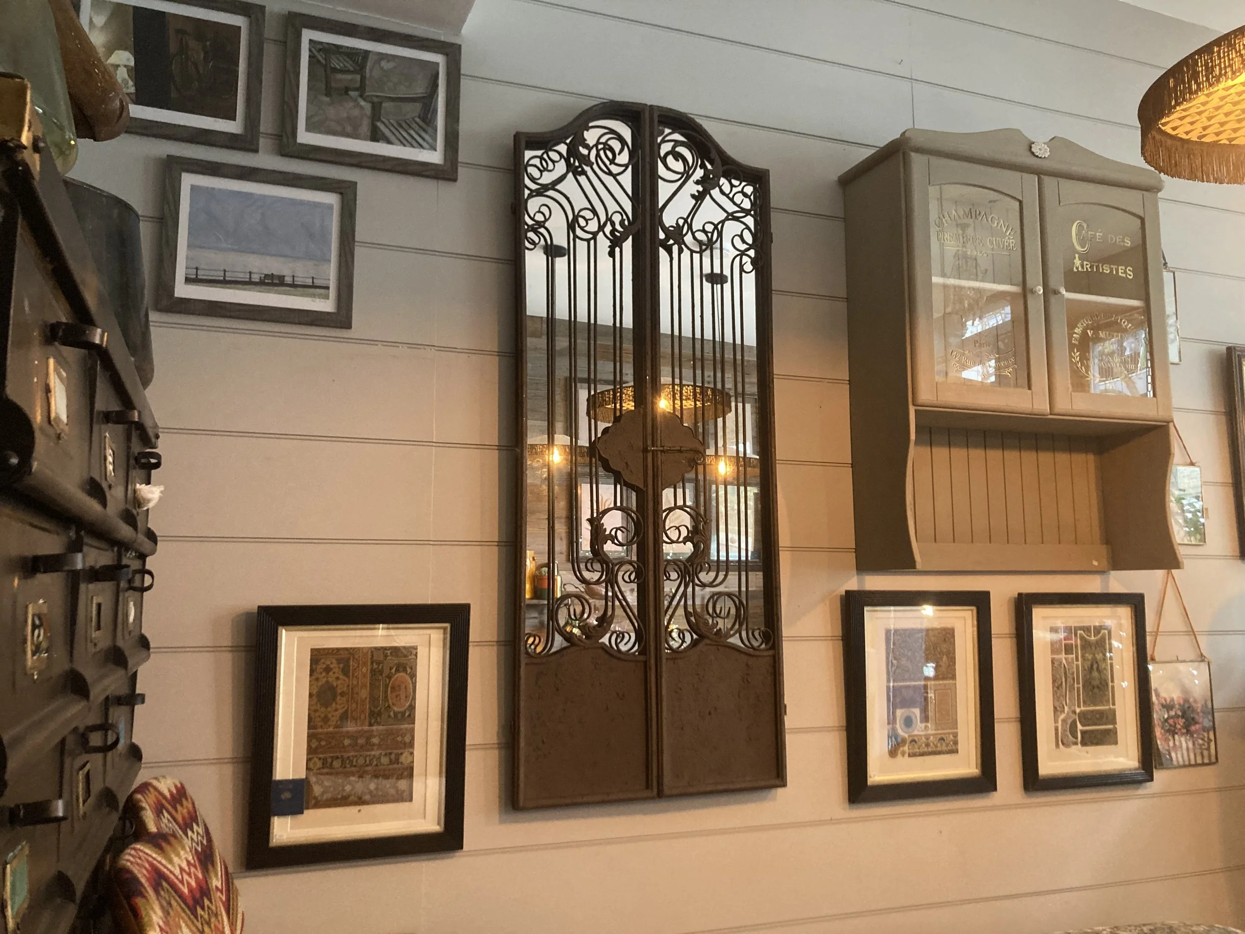 Vintage Shutter Mirror