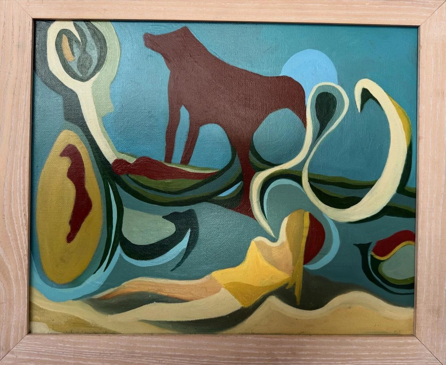 Clive&rsquo;s paintings always have a bit more to say&hellip; local inspiration works inspired by @jubileepool @batteryrocks #penzance #Newlyn @lovepenzance