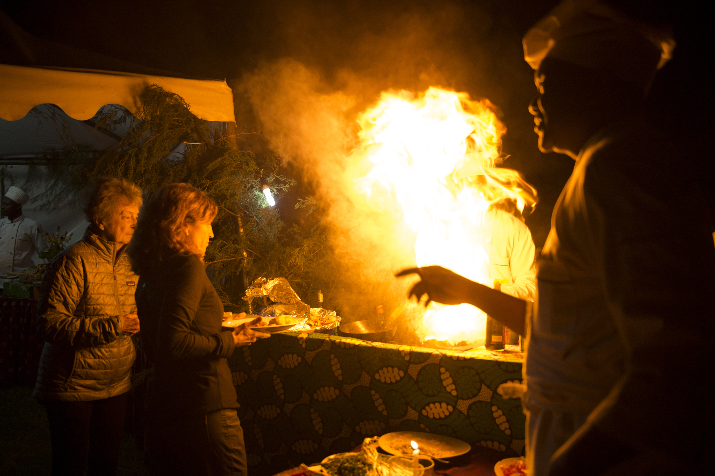 Songa Africa Bush Dinner, Volcanoes National Park, Rwanda