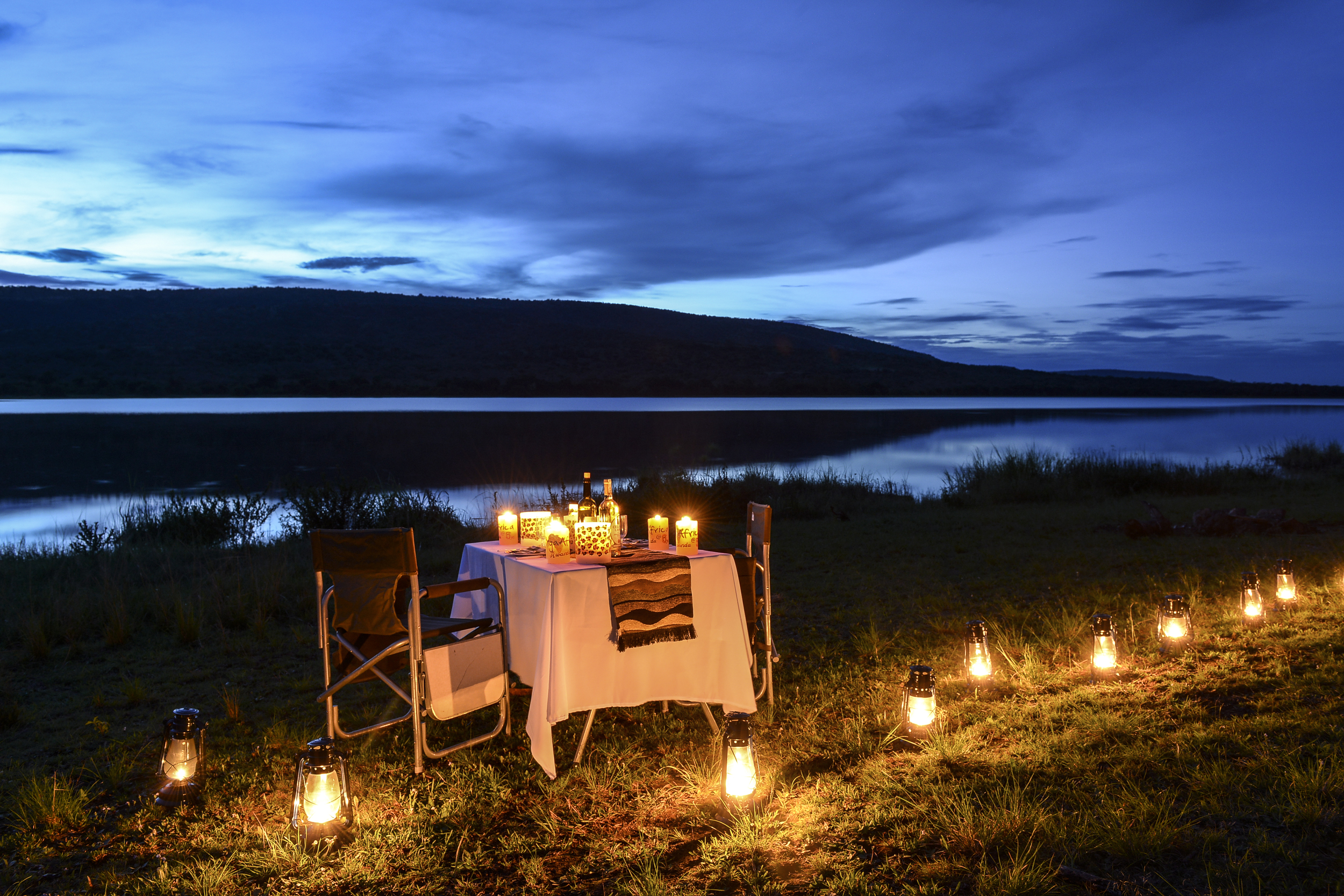 Songa Africa Lakeside Dinner, Lake Ihema, Rwanda