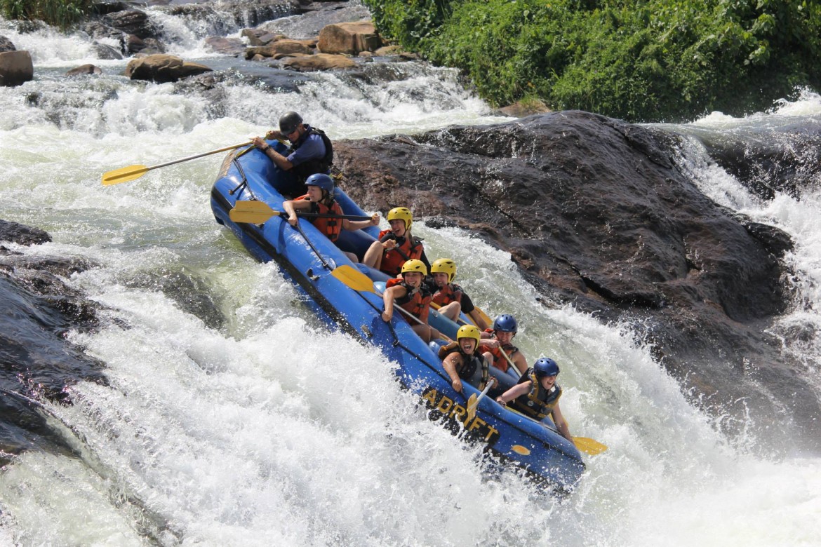 White Water Rafting, Nile River, Uganda