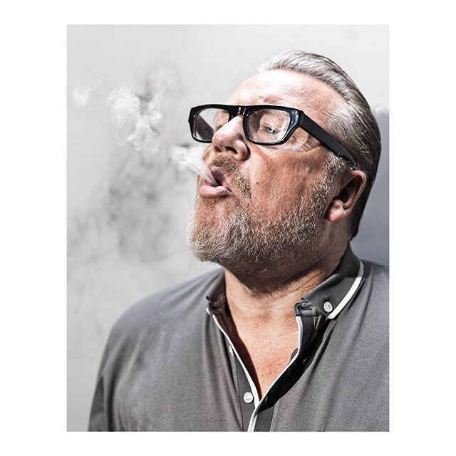 Ray Winstone shot by me. One of my first shoots on a @reddigitalcinema camera - as ever Mr Winstone was the true professional and was happy to smoke a huge #cohibacigar for the shot - I&rsquo;m still slightly obsessed with the opening shot of Sexy Be