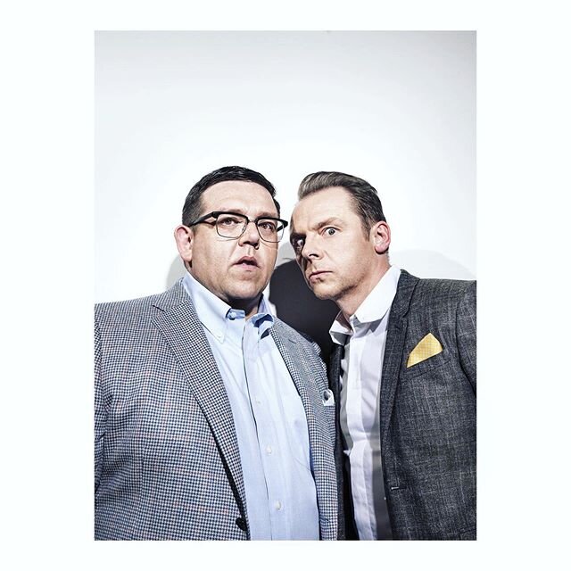 Nick Frost &amp; Simon Pegg shot by me for the cover of Shortlist magazine -
-
-
-
-
-
-
@friedgold #simonpegg @shortlistmagazine @hasselblad