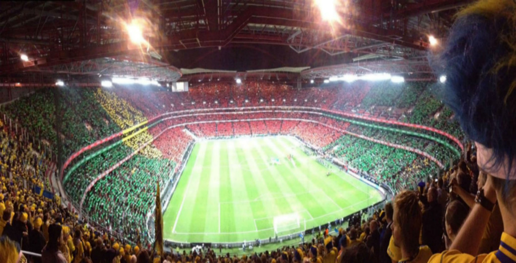 Estádio da Luz, Lisbon. Portugal x Sweden, 2013.