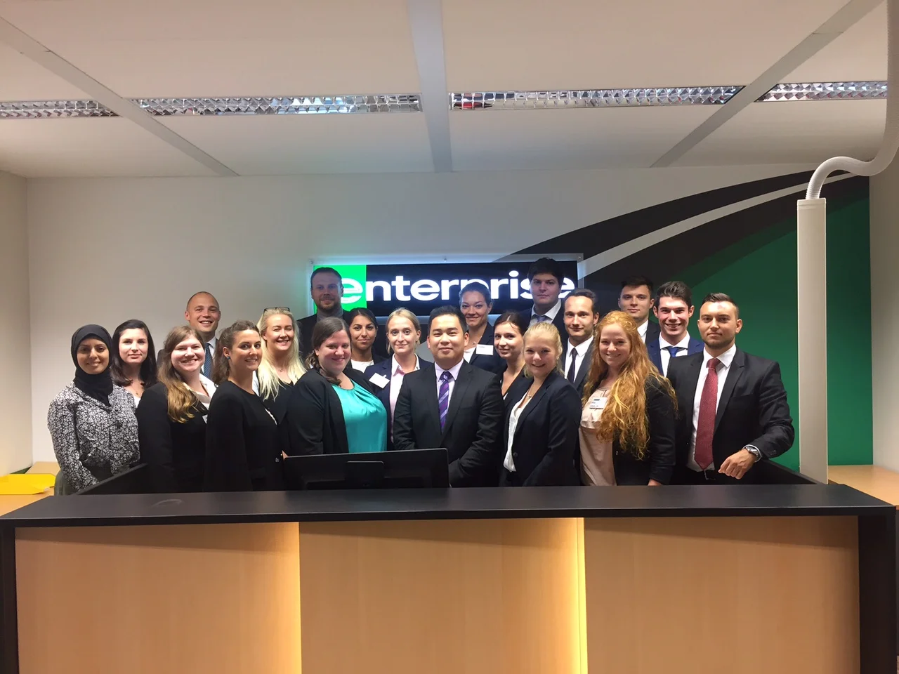 The new hire orientation day. Every new intern and management trainee goes through it before starting at Enterprise.