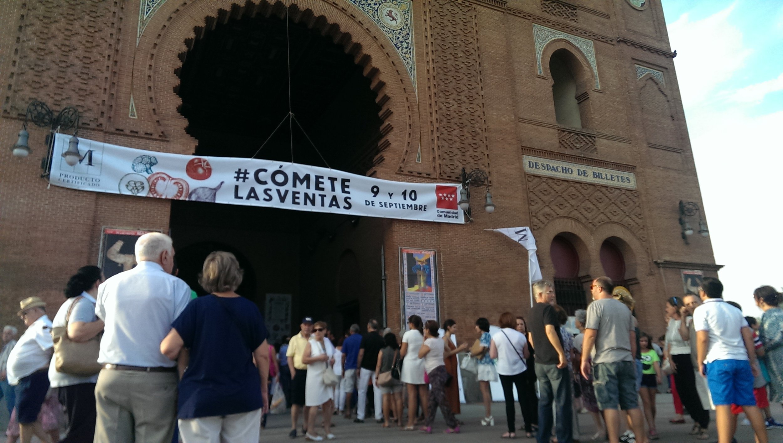 Local food fair at the bullfight arena