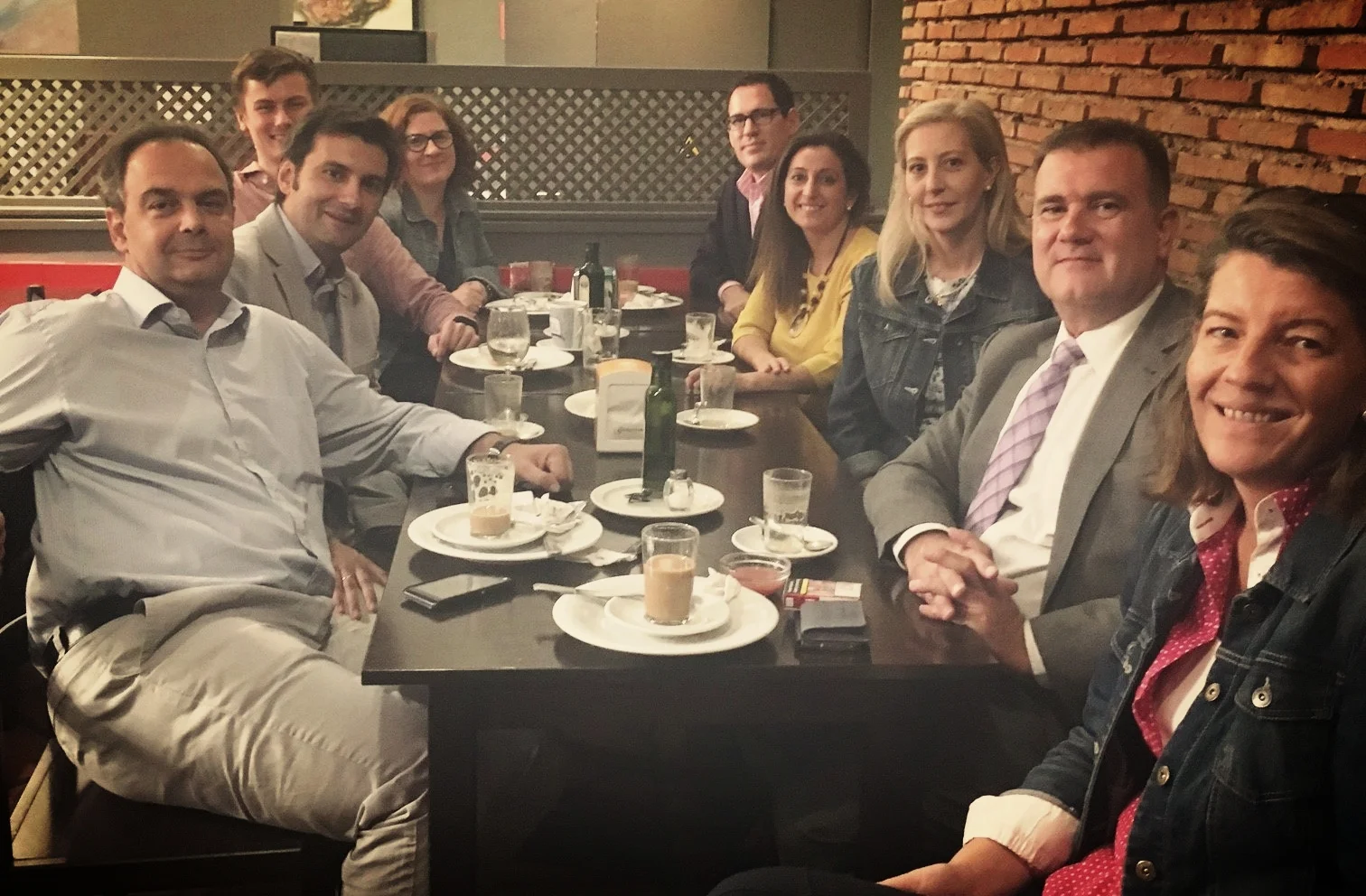 Breakfast with colleagues