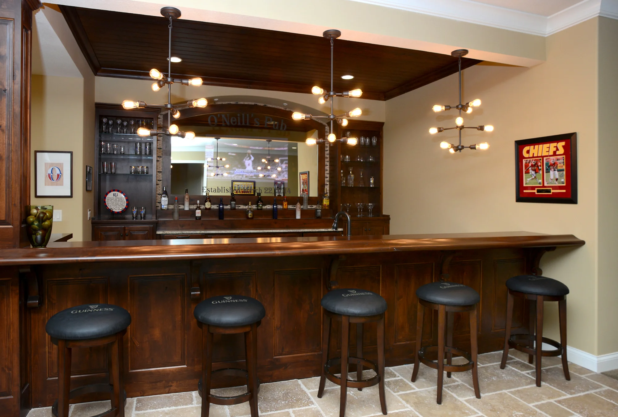 Basement Bars — Larson Building Company