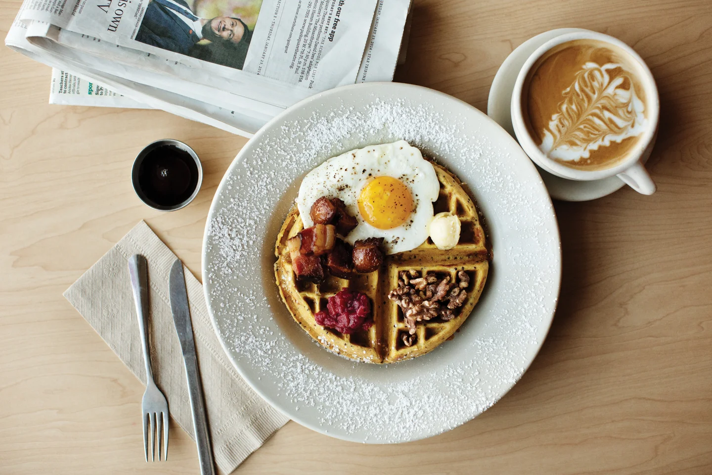 Birchwood Cafe for Mpls.St.Paul Magazine. Art Direction by Liz Gardner.