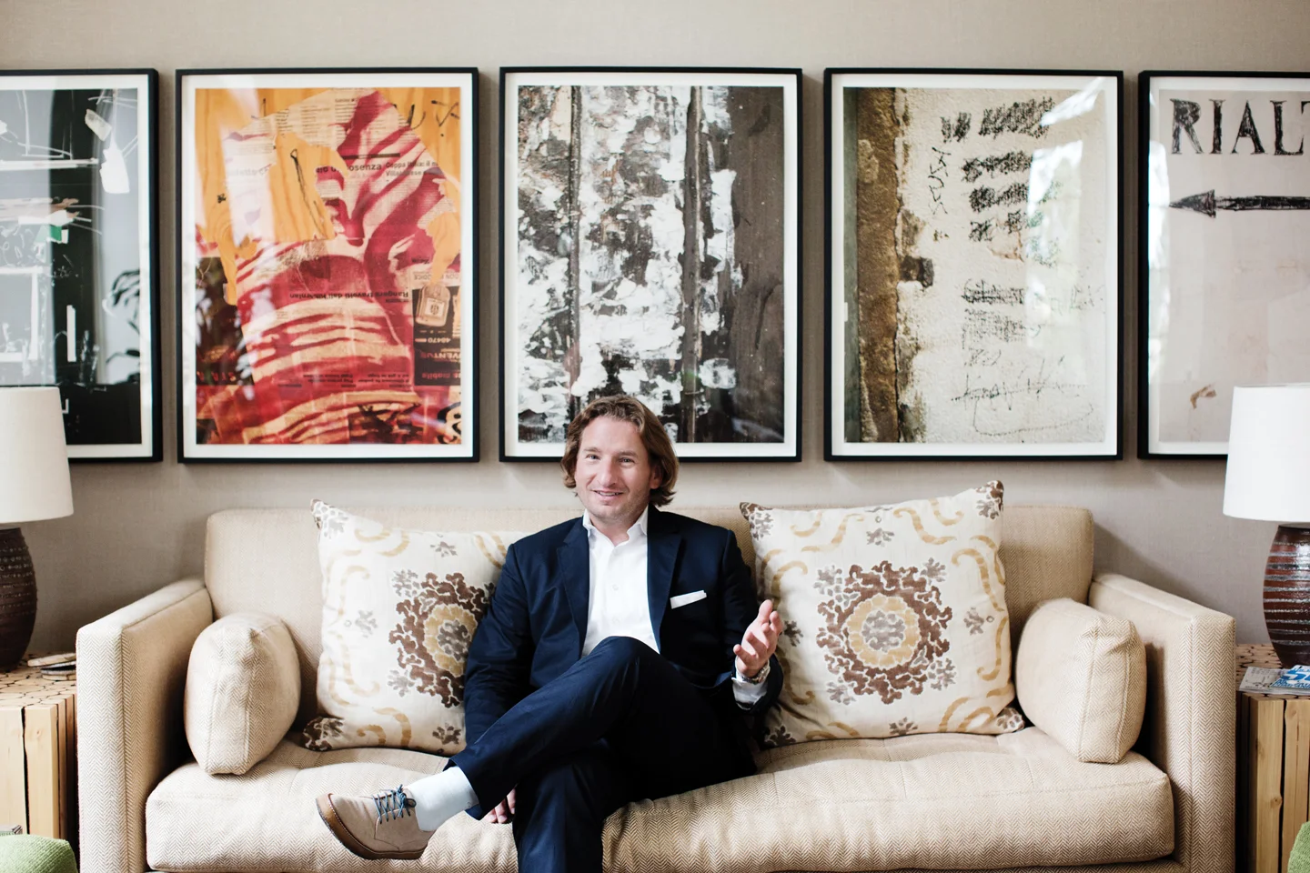 Dean Phillips of Talenti Gelato for Mpls.St.Paul Magazine. Art Direction by Liz Gardner.
