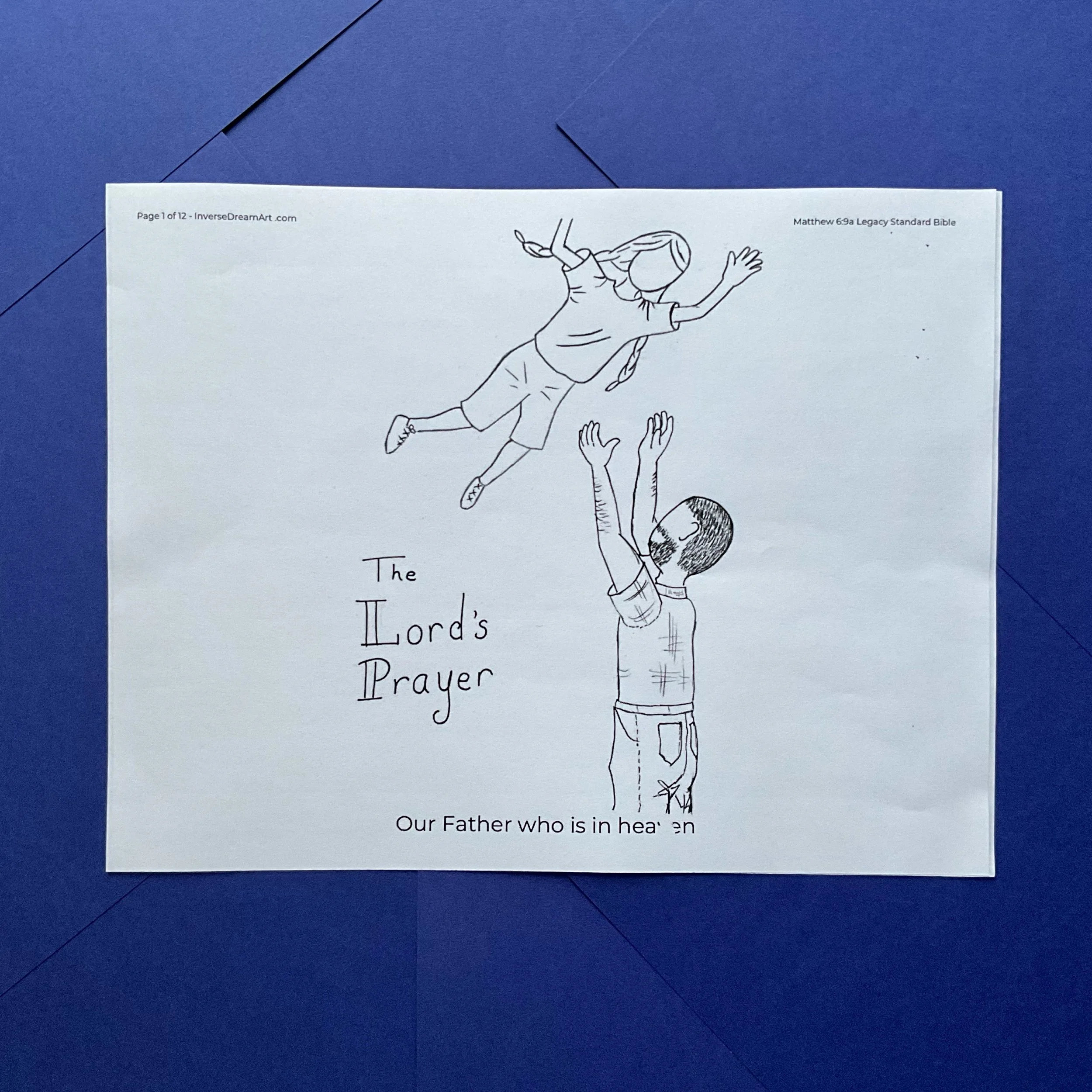 Free Printable Lord's Prayer Coloring Pages