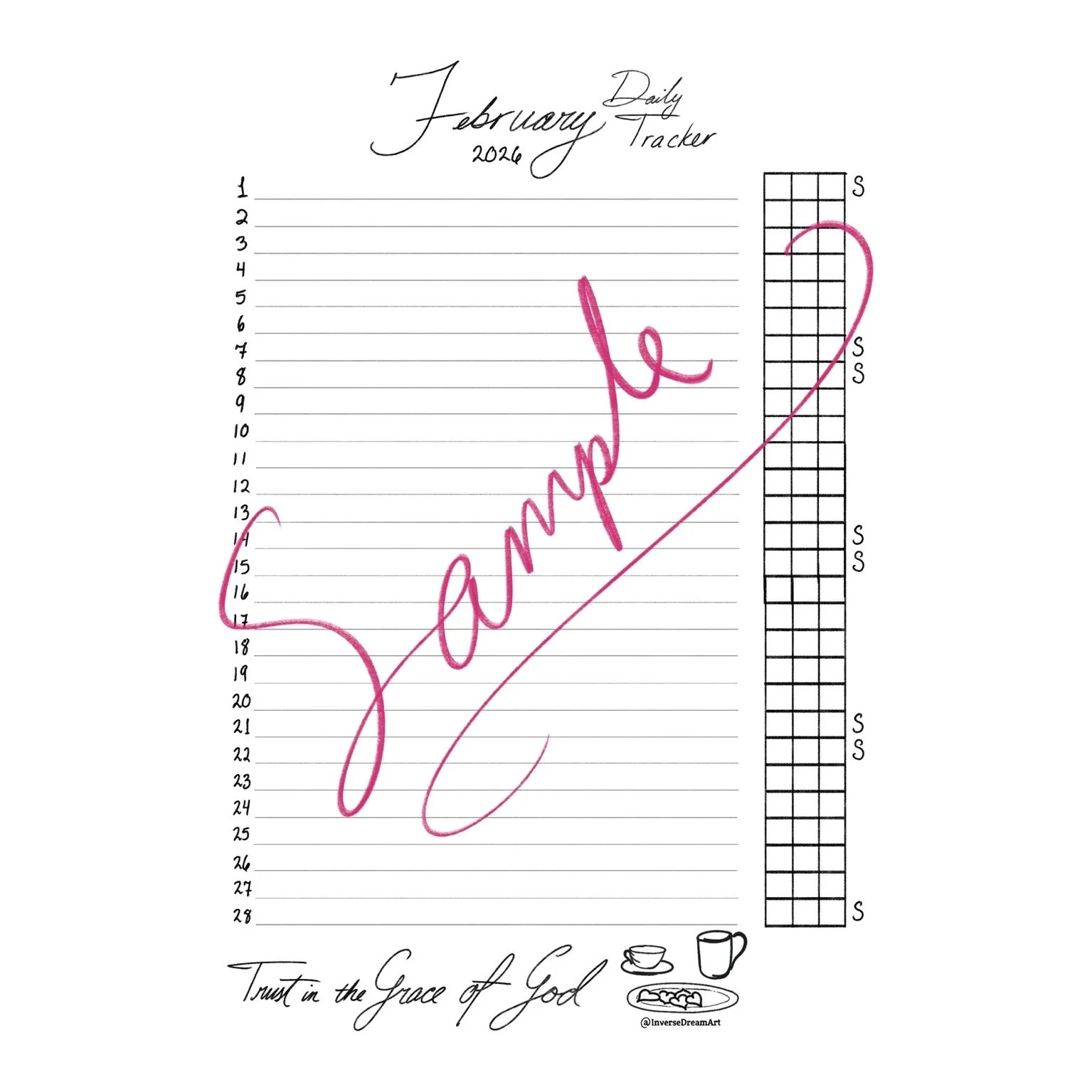 Free Printable Habit Tracker