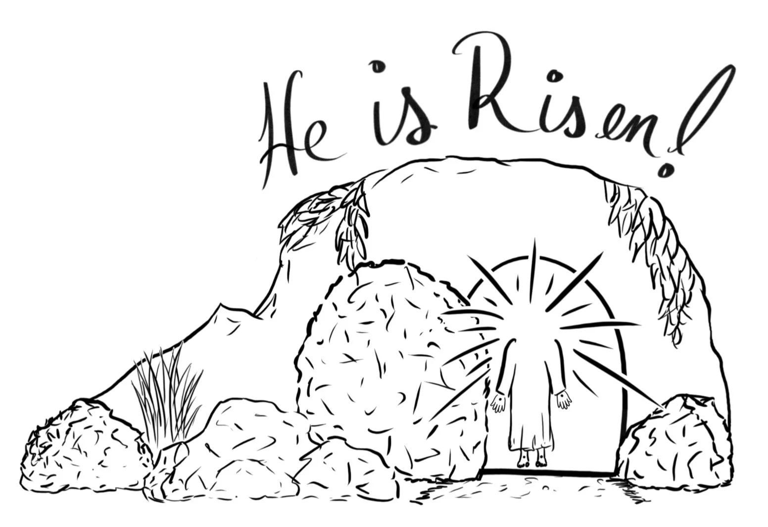 Easter Coloring Page