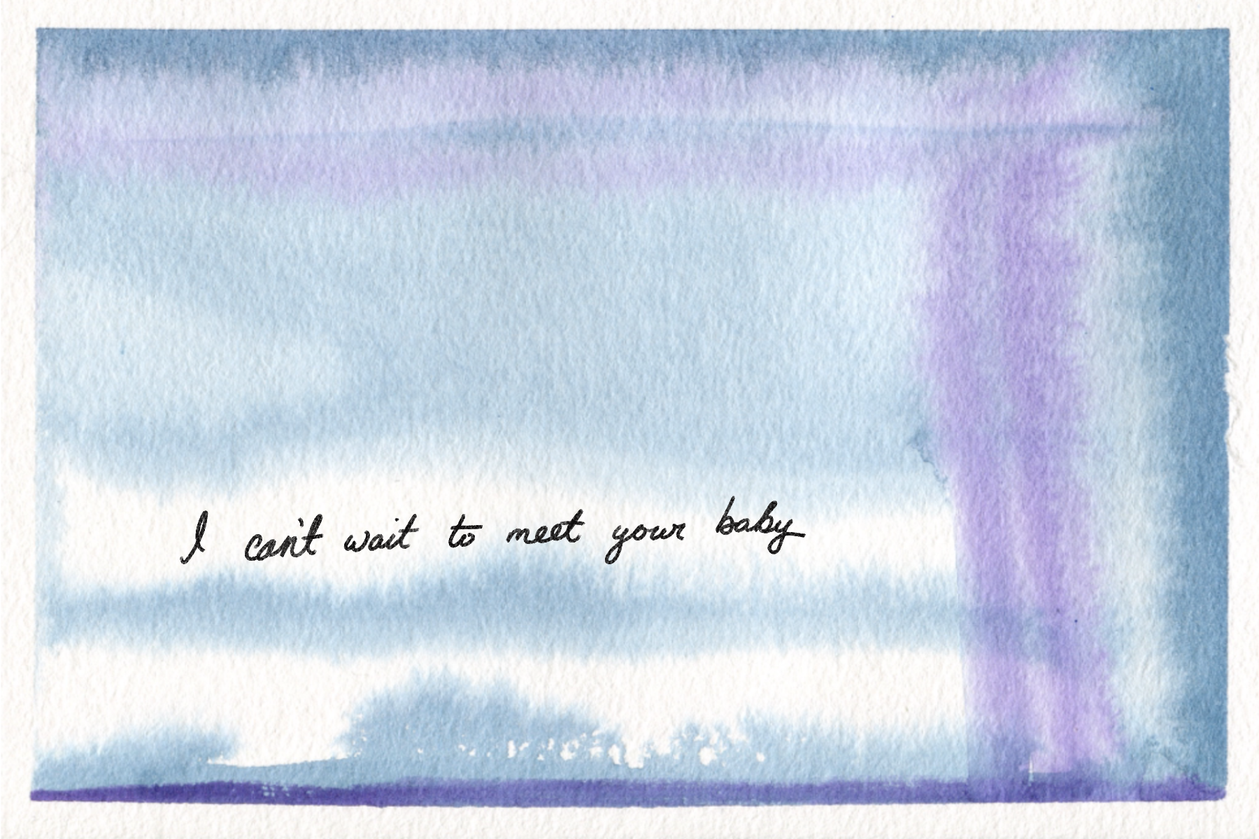 I can't wait to meet your baby