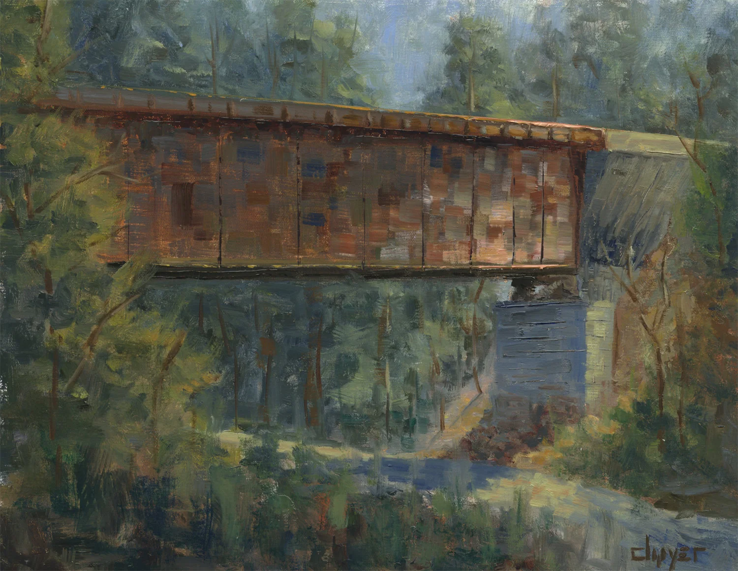 "Gold Park Trestle" | 9 x 12