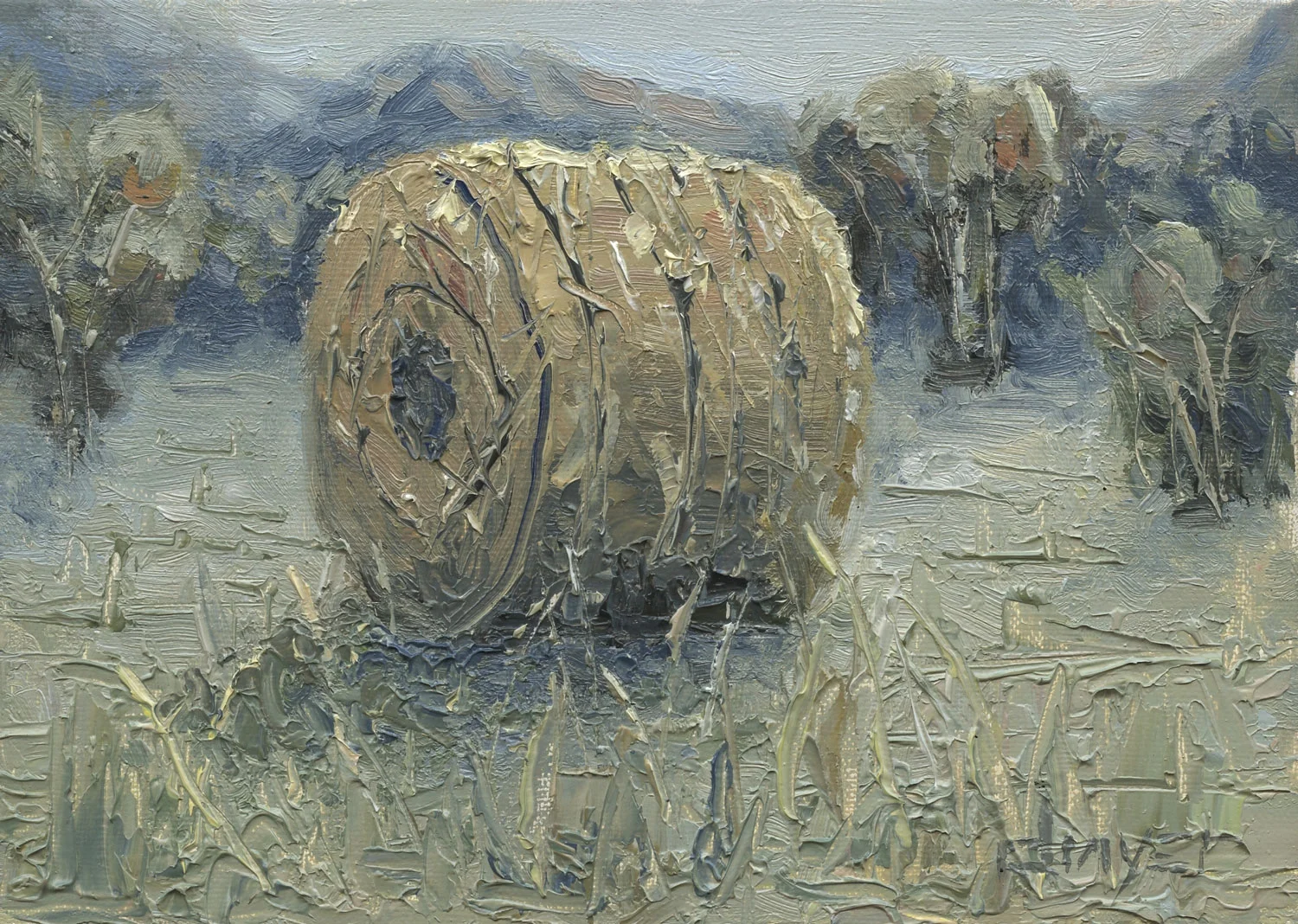 "Hay Roll" | 5x7