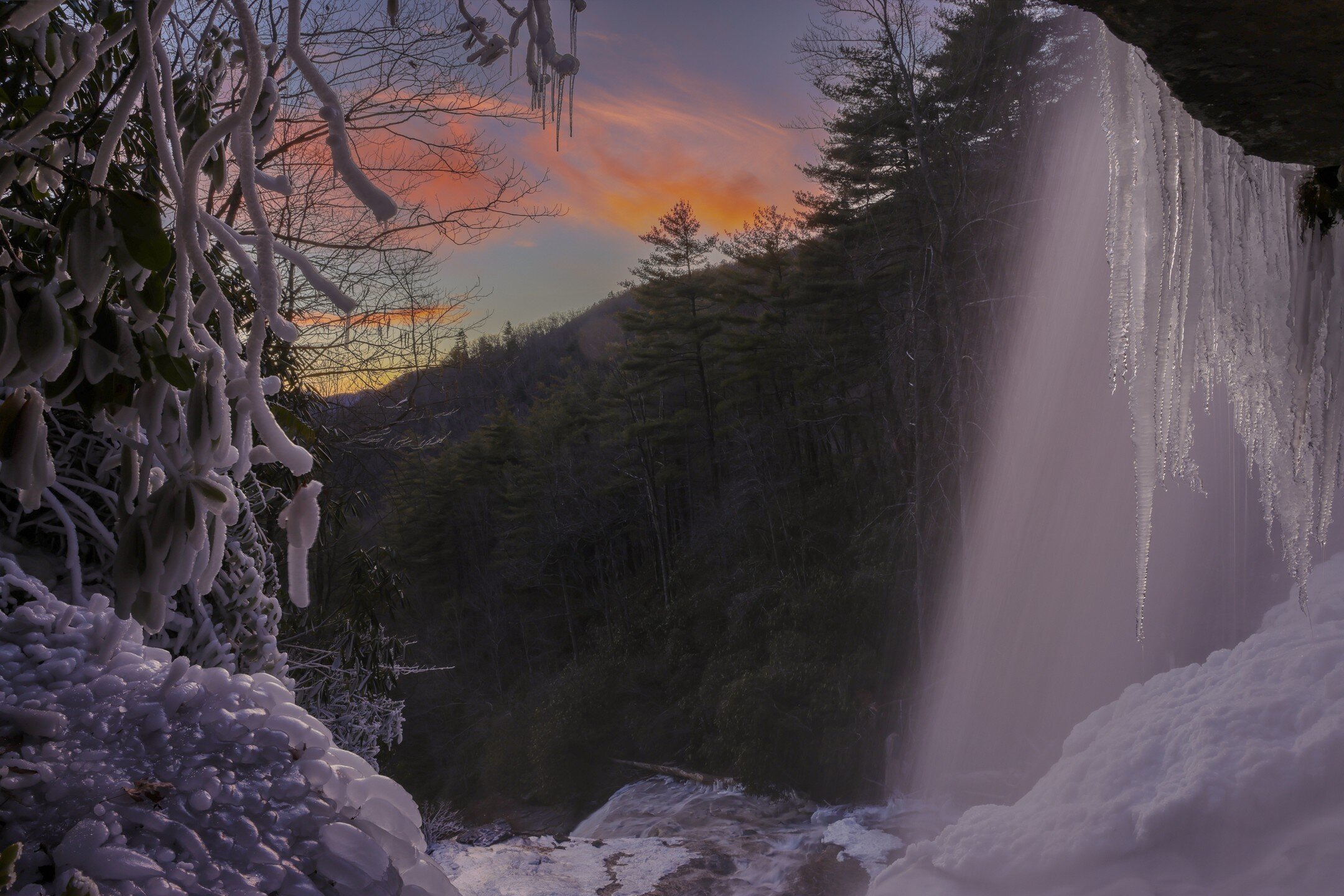 Well, that was a day I&rsquo;ll never forget! Exploring frozen waterfalls in western NC was probably a once-in-a-lifetime opportunity for me. I&rsquo;ll have these photos to remind me of the adventure but never to replace the memories. 

Thanks for p