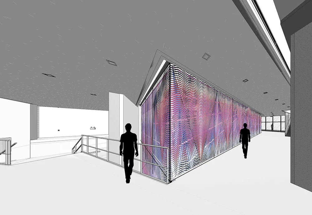 Un project 3D de Ianick Raymond pour L'Agora de la Danse à Montréa l.