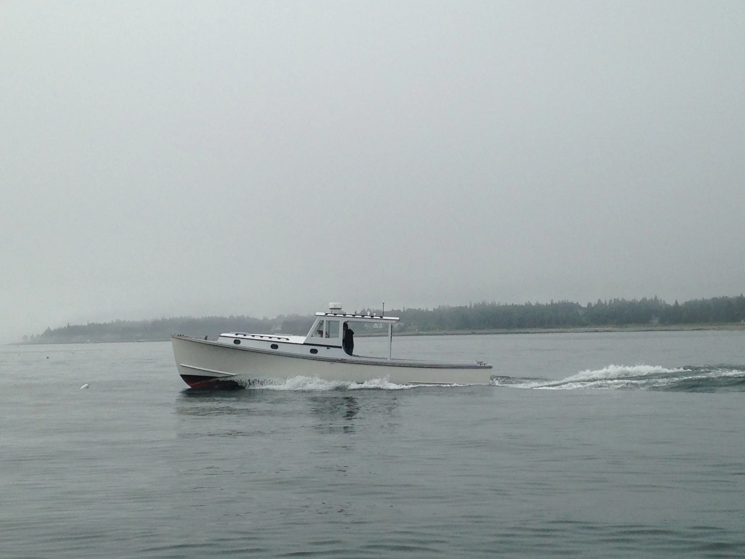  Pemetic cruising along at 13 knots. 