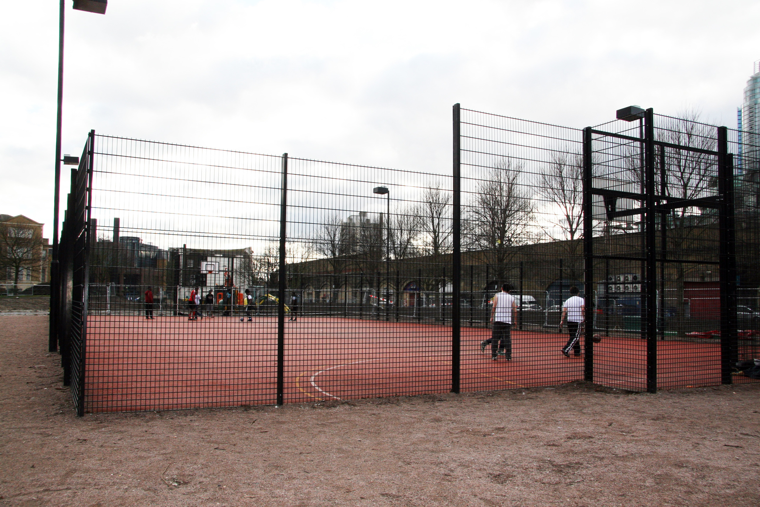 The Multi Use Games Area (MUGA) which opened in 2010