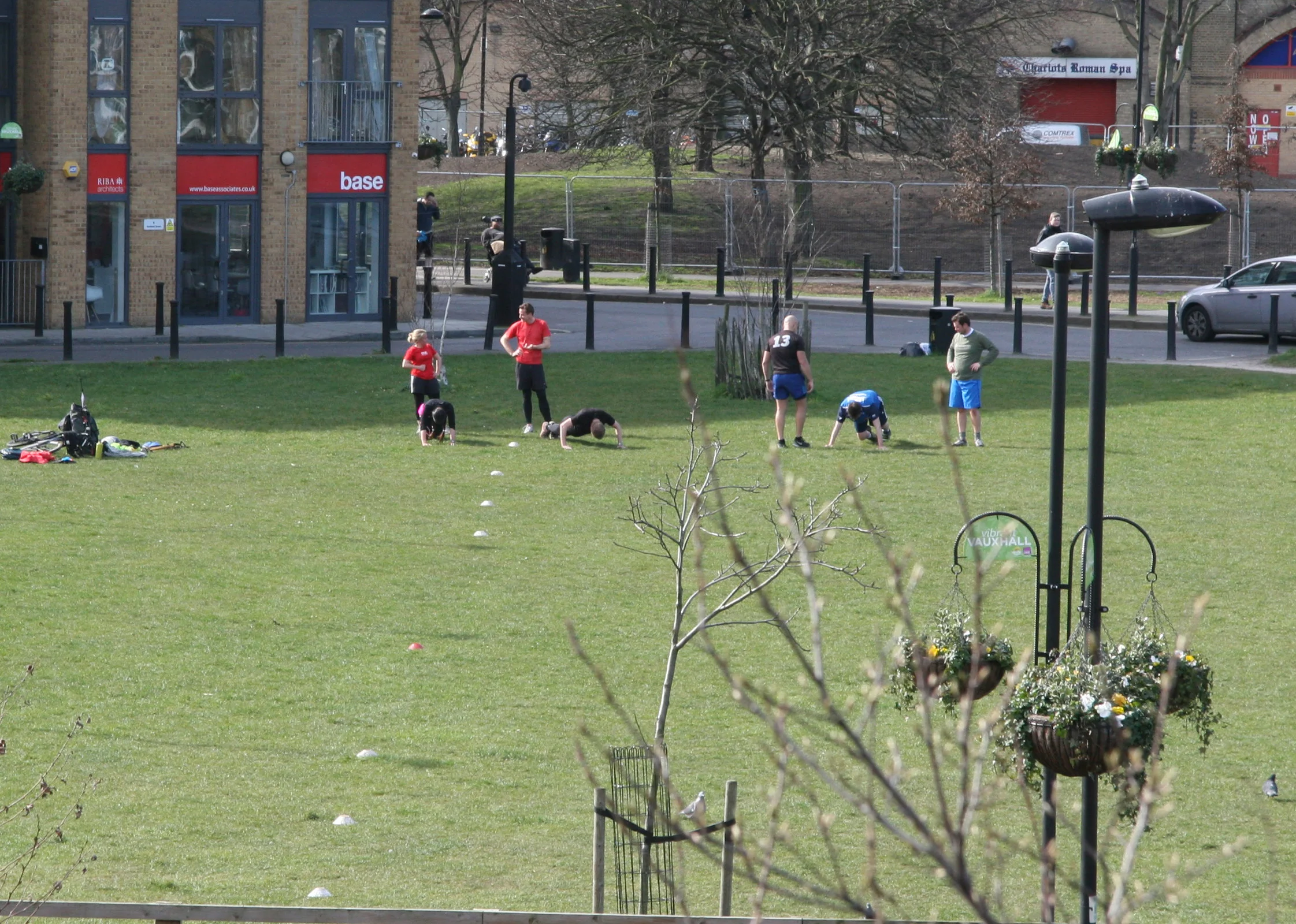 Give me a 100 push-ups boys!