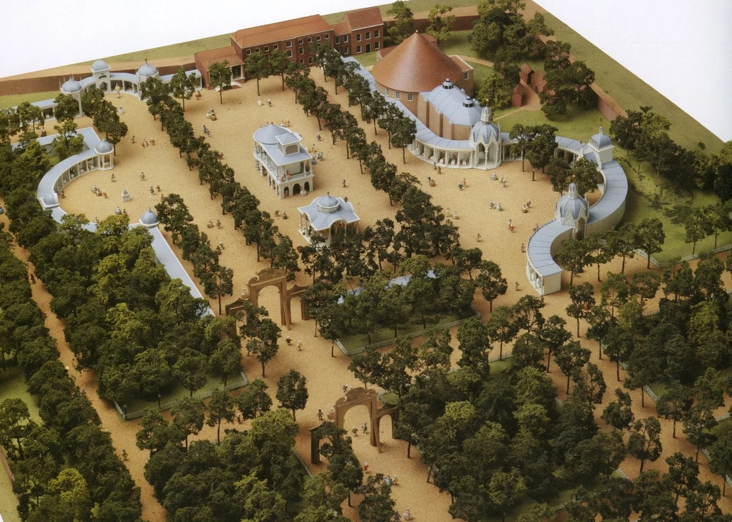 Lucy Askew, Model of the Vauxhall Gardens, 1984, Victoria and Albert Museum