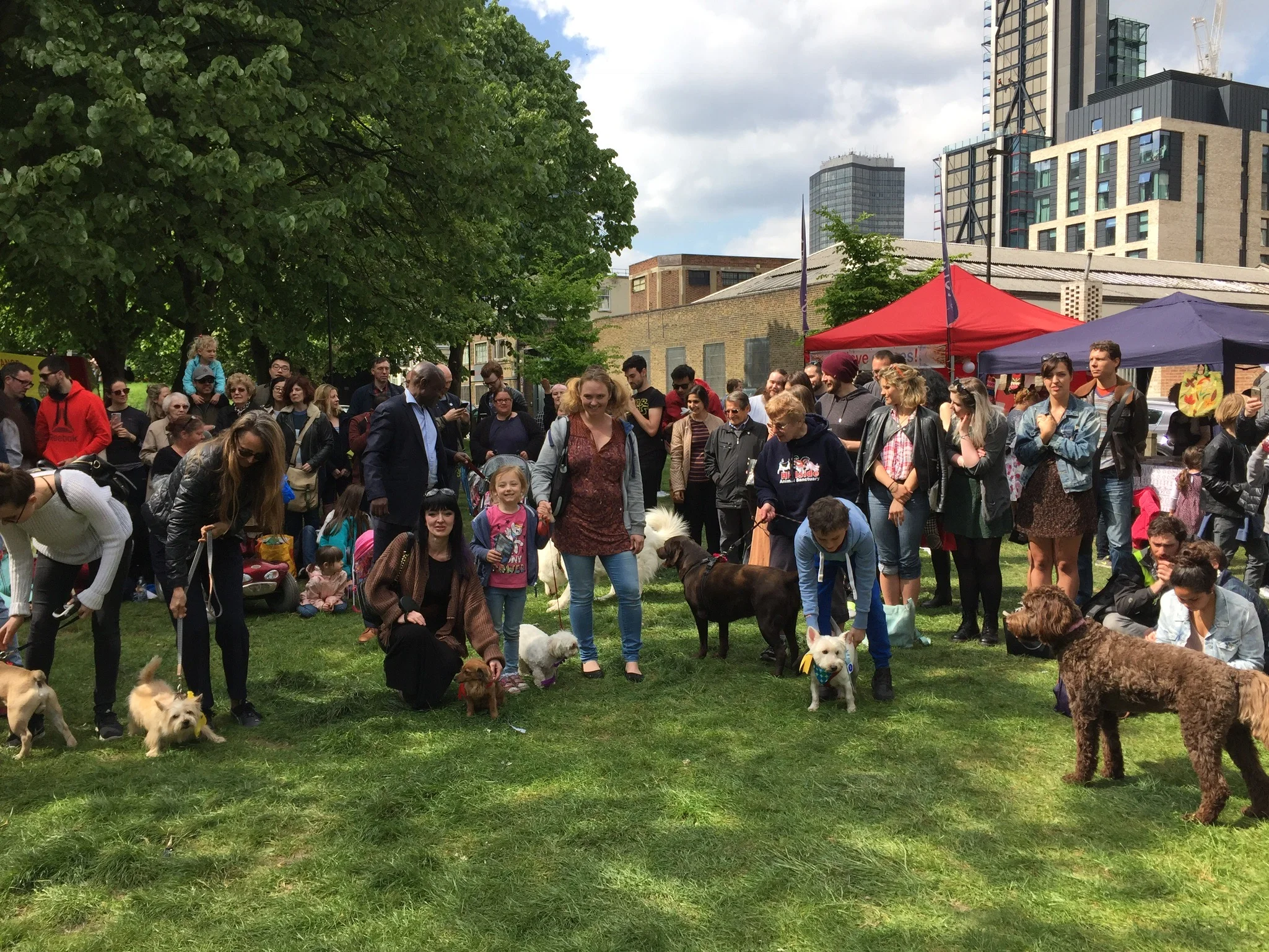 Friends of Vauxhall Pleasure Gardens DOG SHOW at the St George's day Festival 23 April 2017