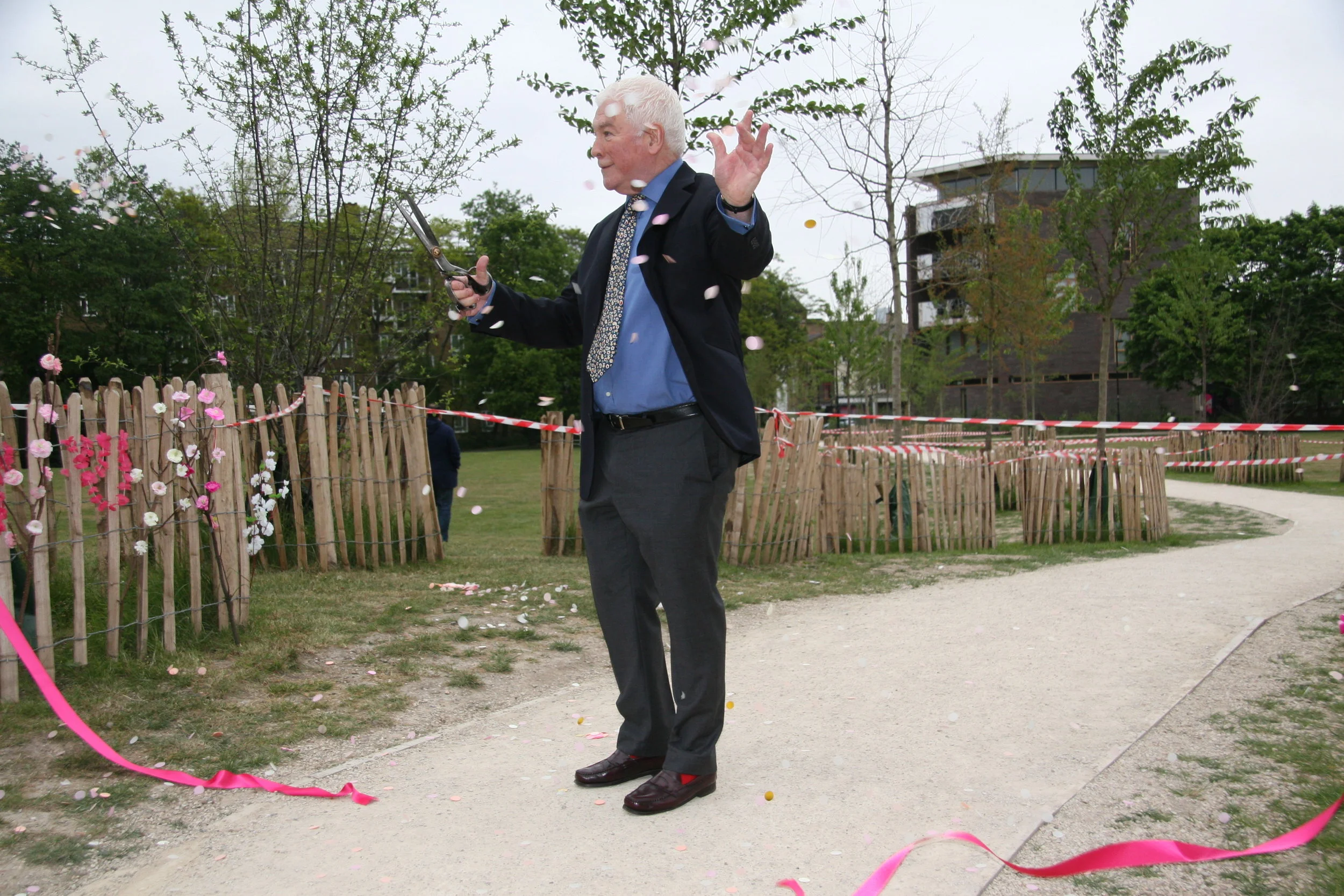 The deed is done: The Vauxhall Pleasure Gardens Cherry Walk is officially open!