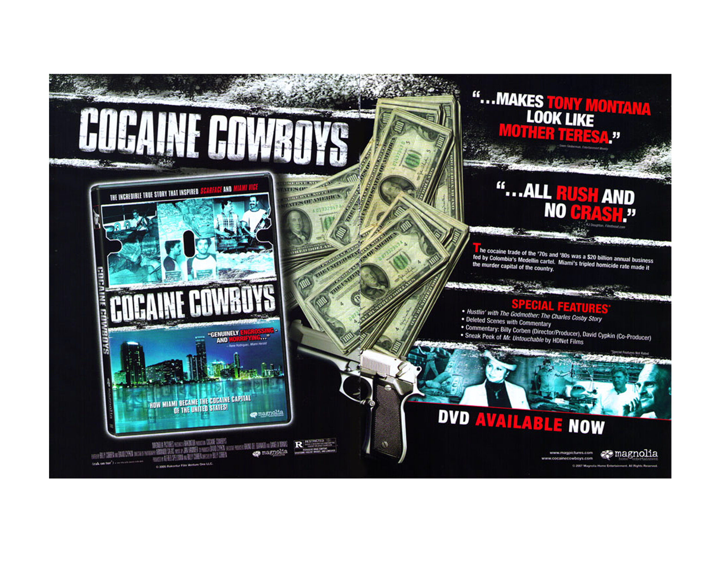 Cocaine Cowboys As Is ad
