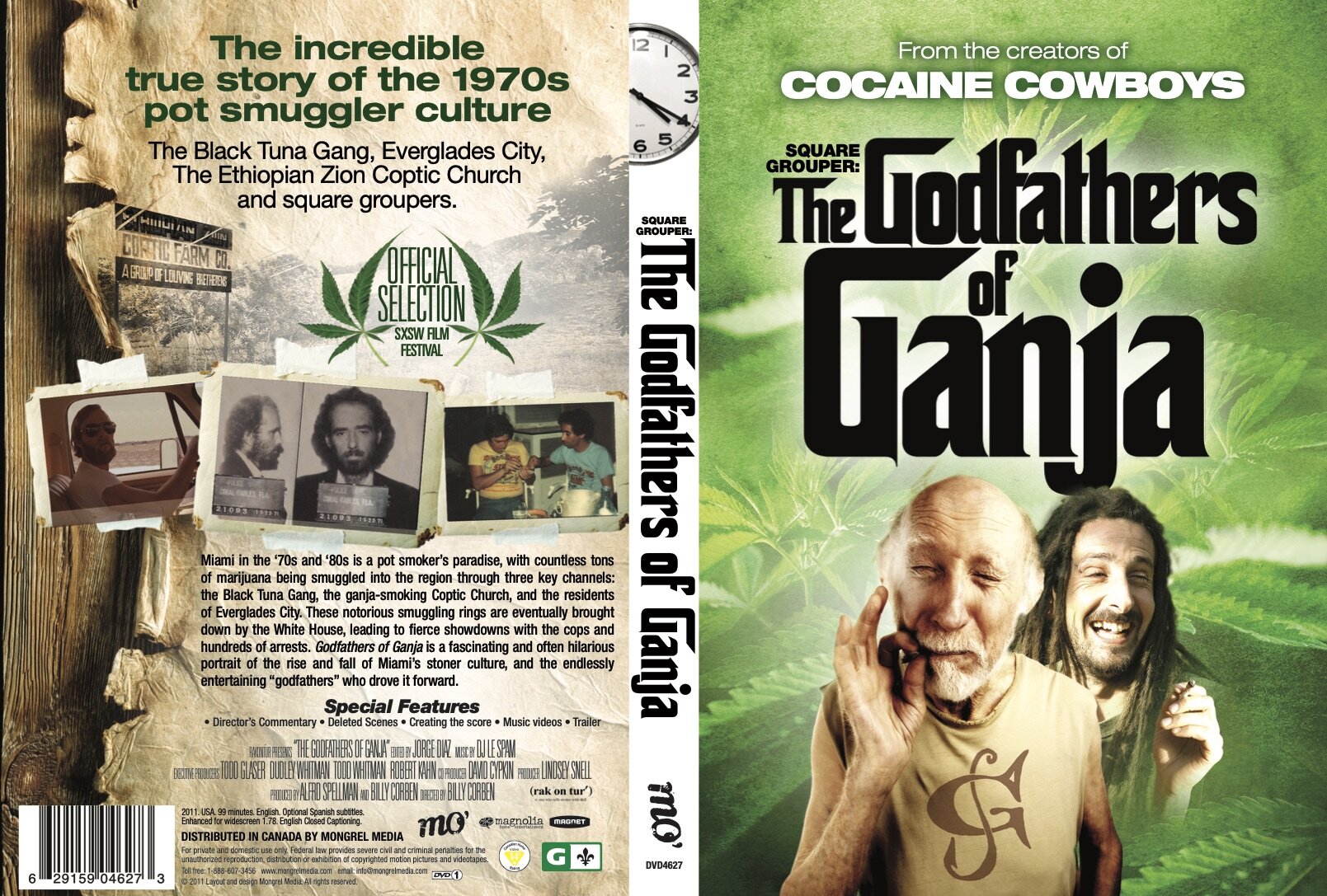 Square Grouper Godfathers of Ganja Canda DVD artwork