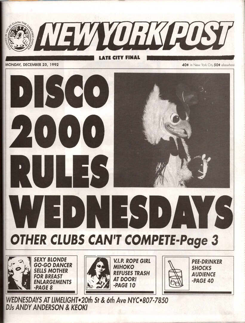 280New York Post disco 2000 Rules Wednesdays at Limelight ad.jpg