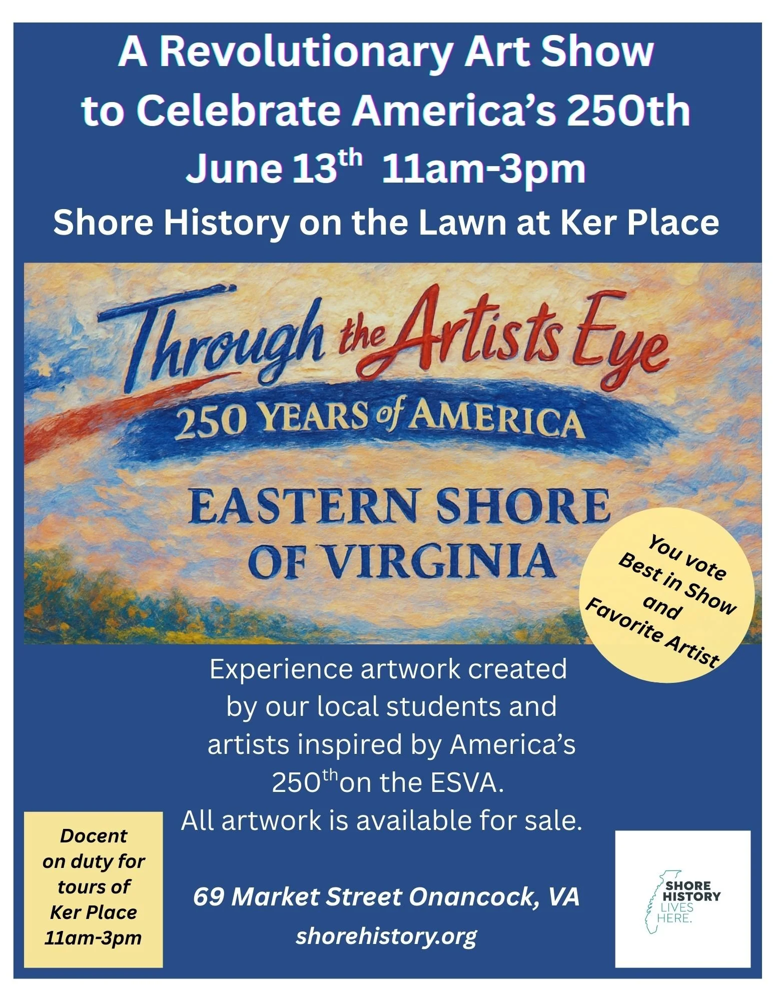 Through the Artists Eye Art Show and Sale