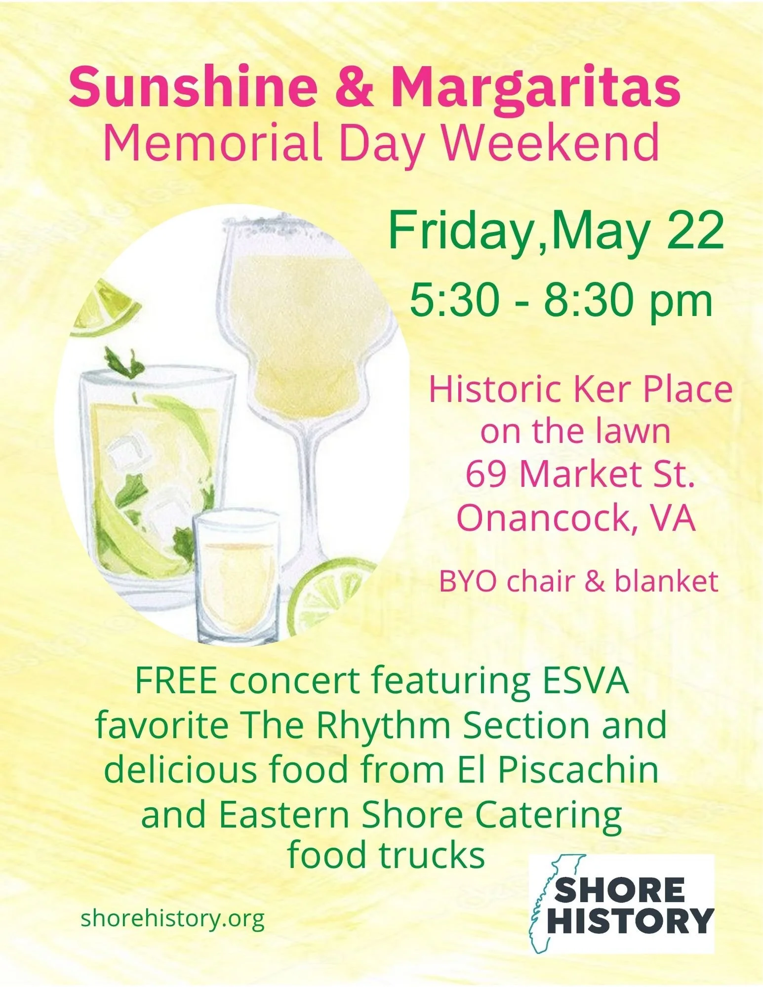 Sunshine &amp; Margaritas Music on the Lawn at Ker Place 