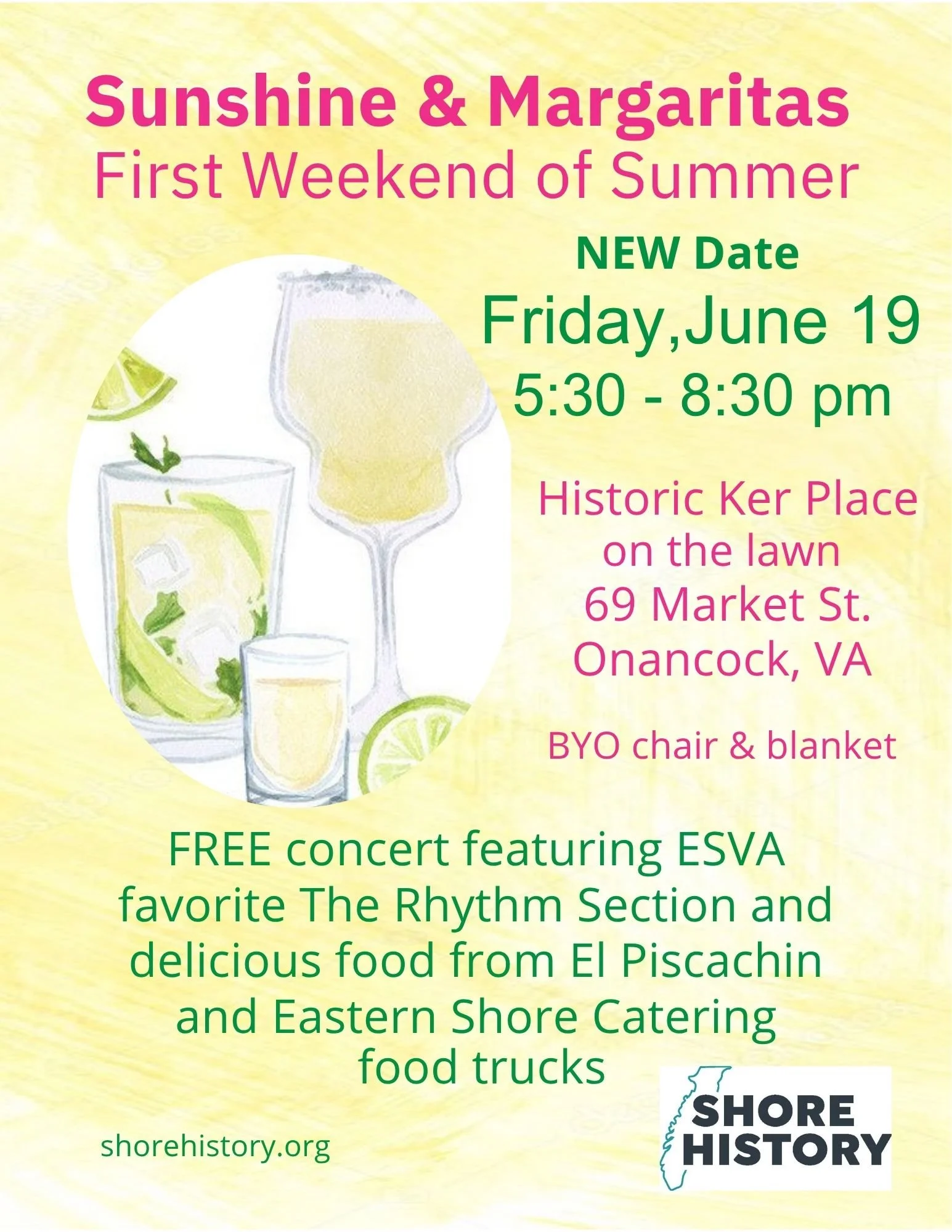 Sunshine & Margaritas Music on the Lawn at Ker Place